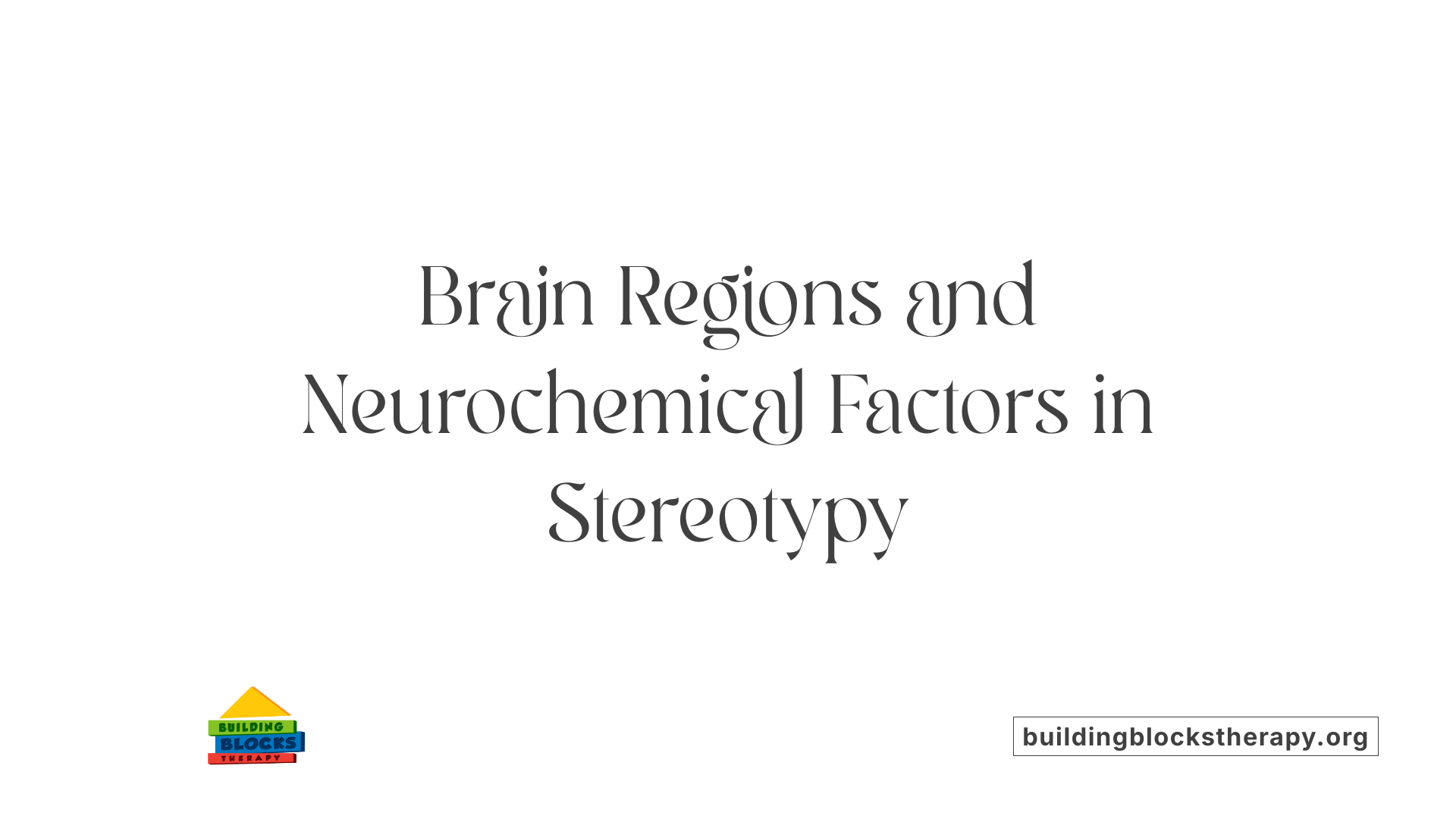 Brain Regions and Neurochemical Factors in Stereotypy
