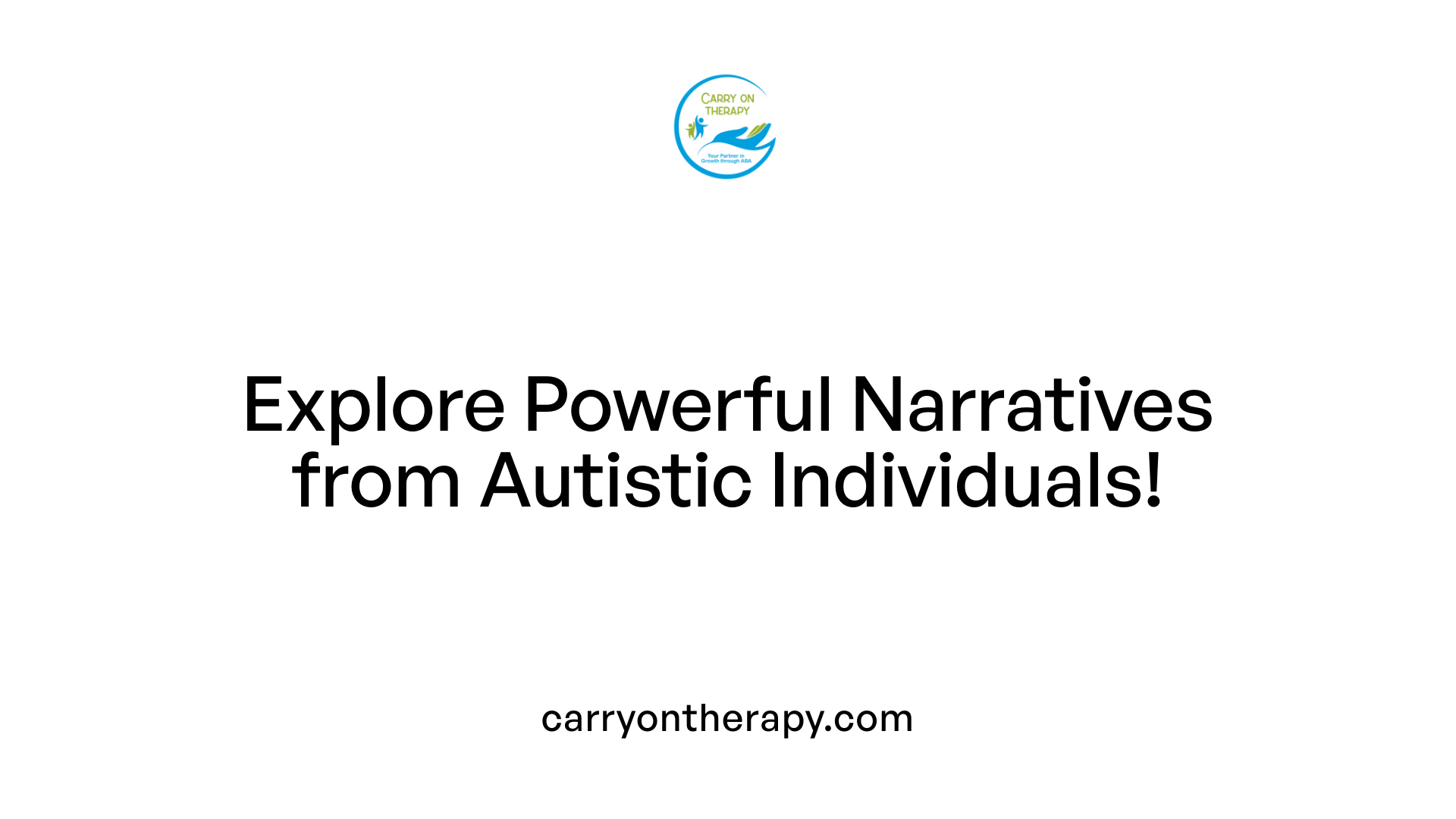 Explore Powerful Narratives from Autistic Individuals!