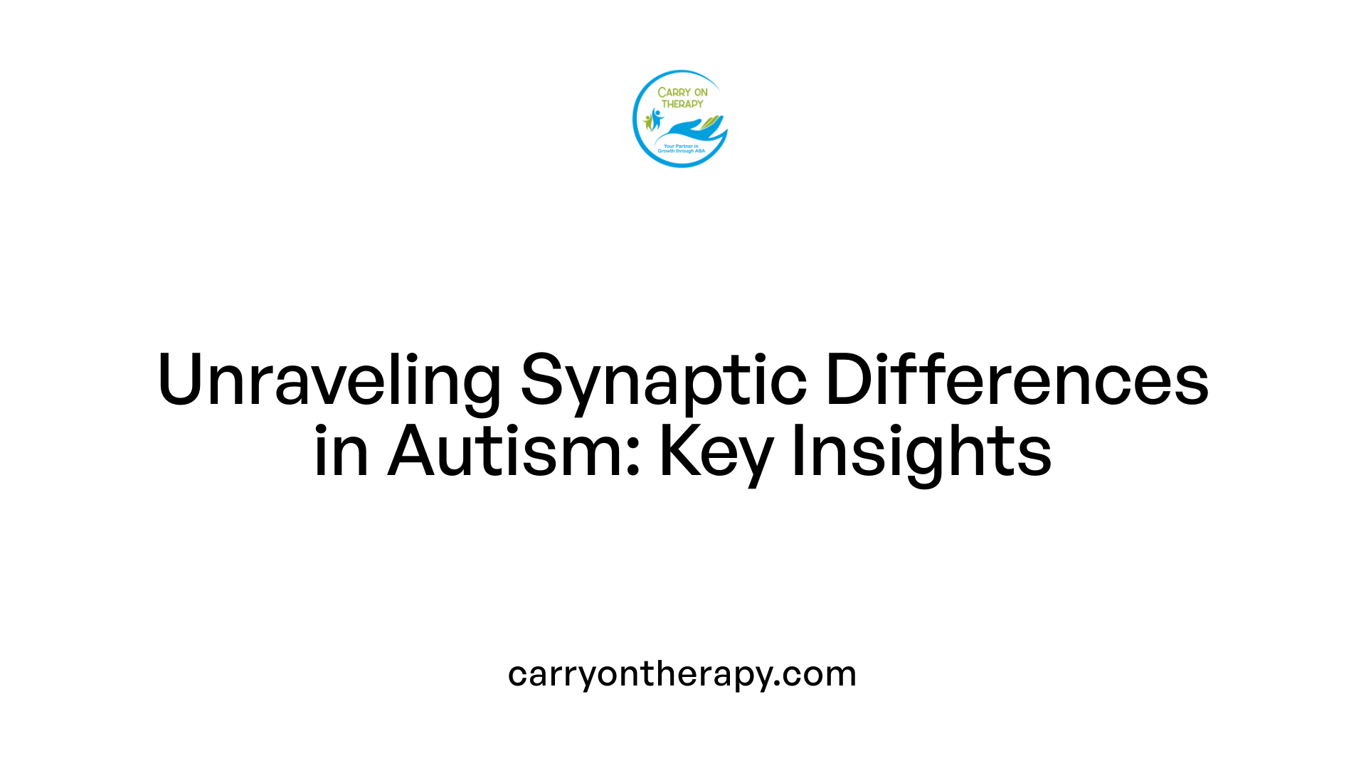 Unraveling Synaptic Differences in Autism: Key Insights