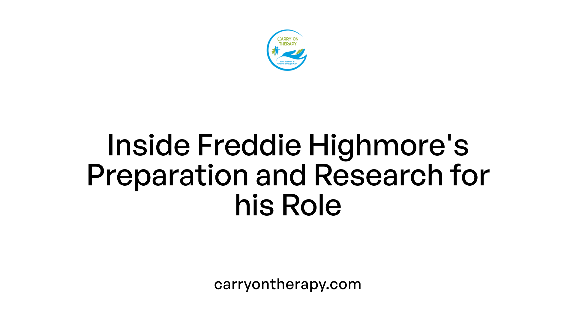 Inside Freddie Highmore's Preparation and Research for his Role