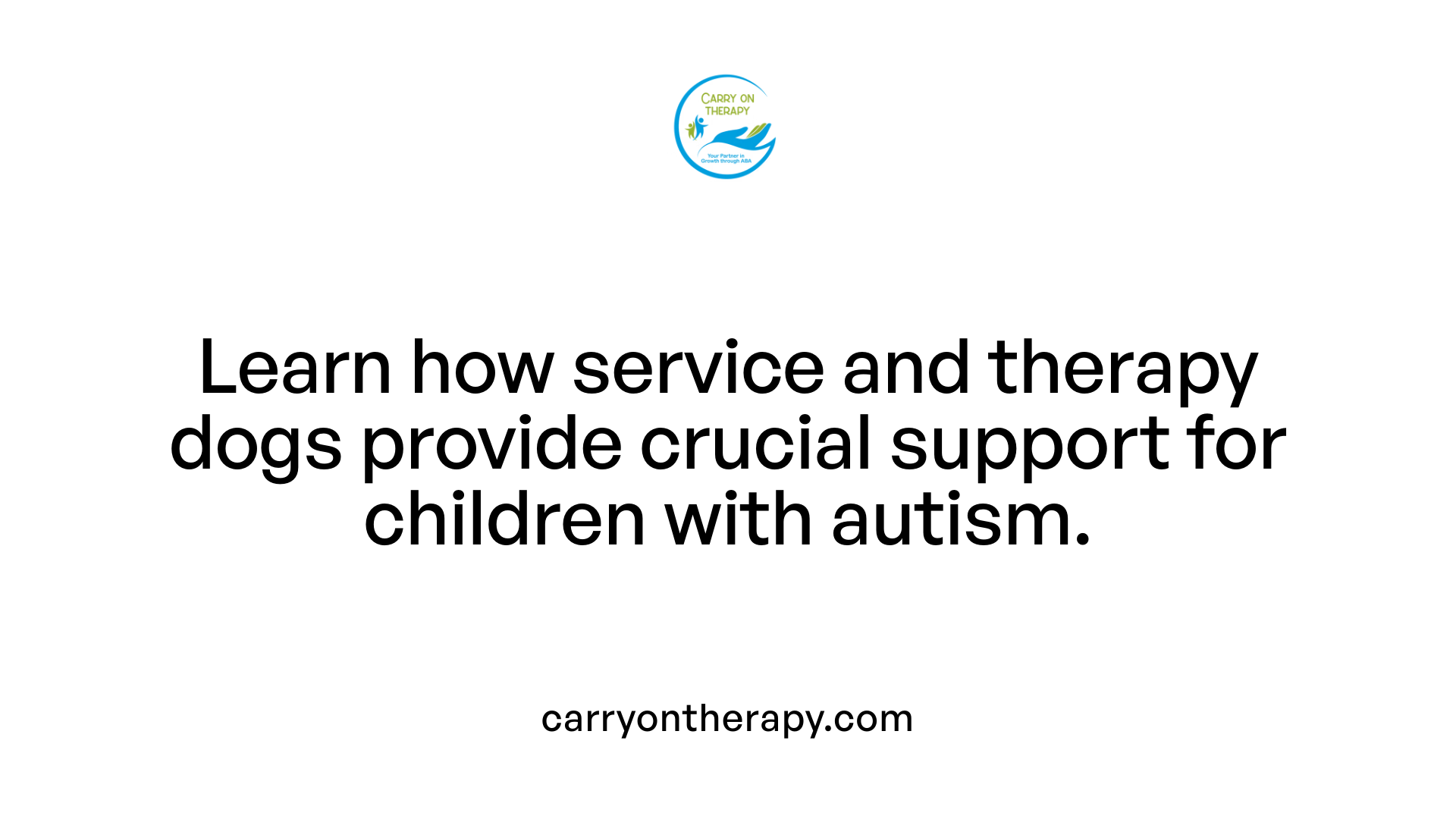 Learn how service and therapy dogs provide crucial support for children with autism.