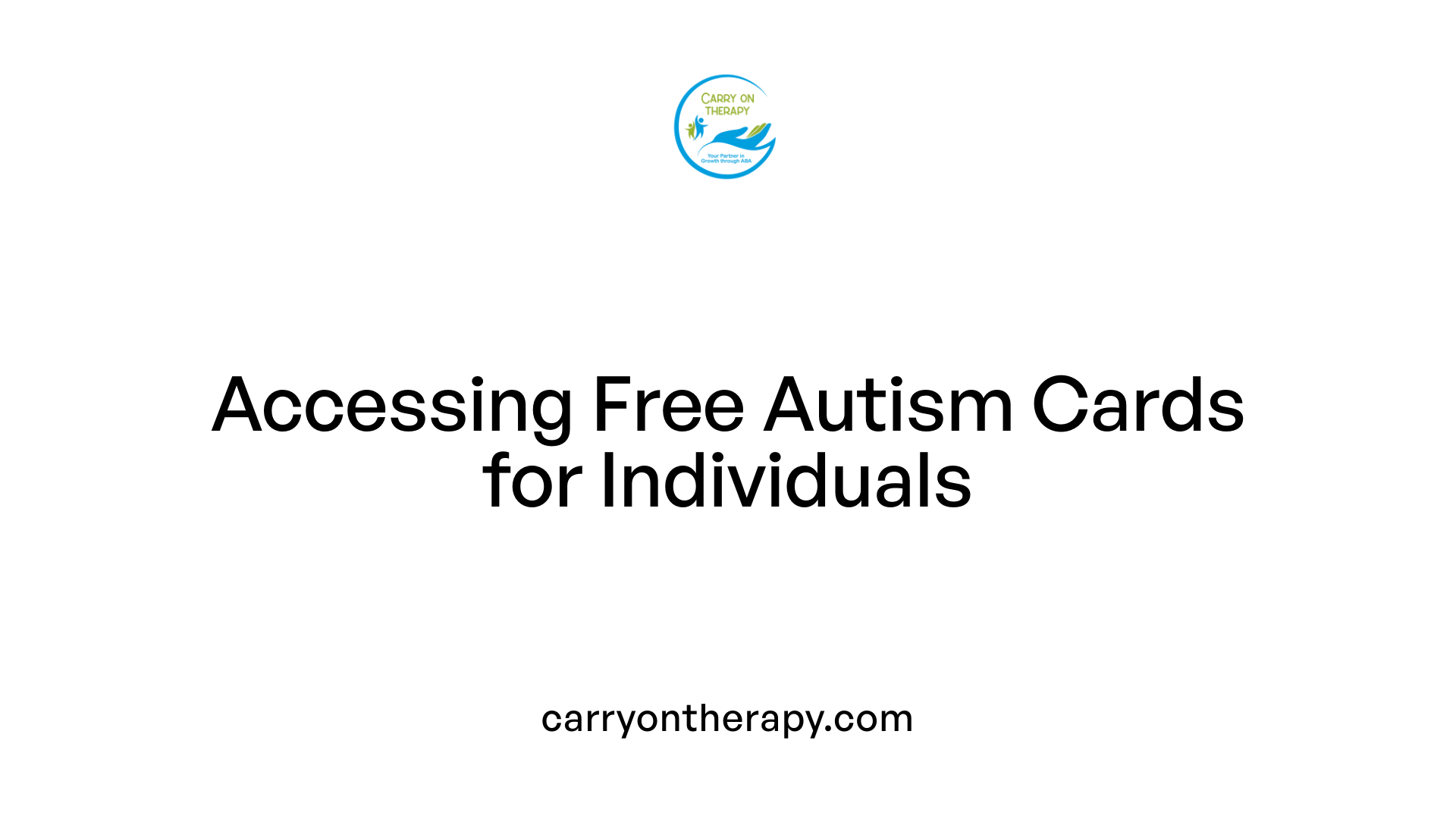 Accessing Free Autism Cards for Individuals