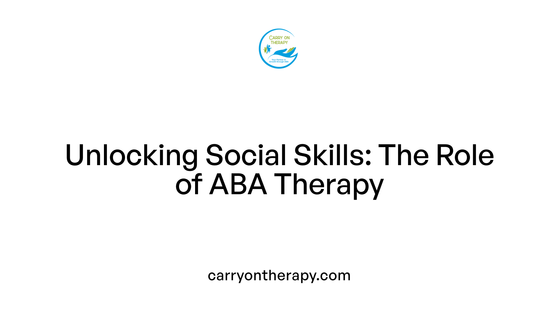 Unlocking Social Skills: The Role of ABA Therapy