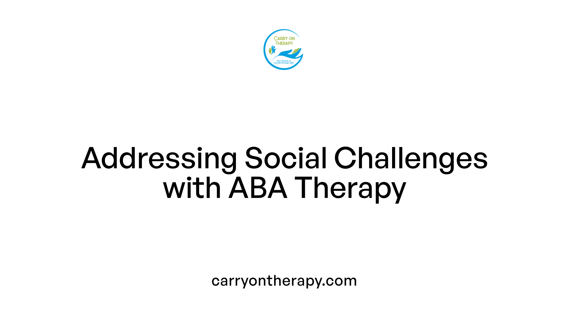 Addressing Social Challenges with ABA Therapy