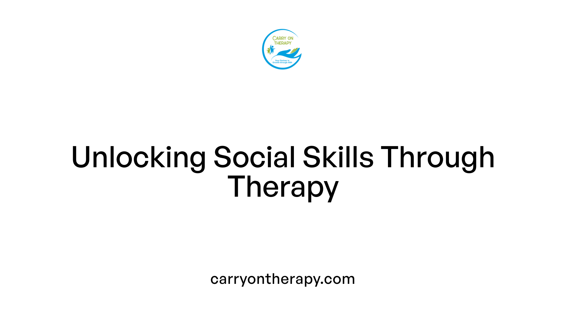 Unlocking Social Skills Through Therapy