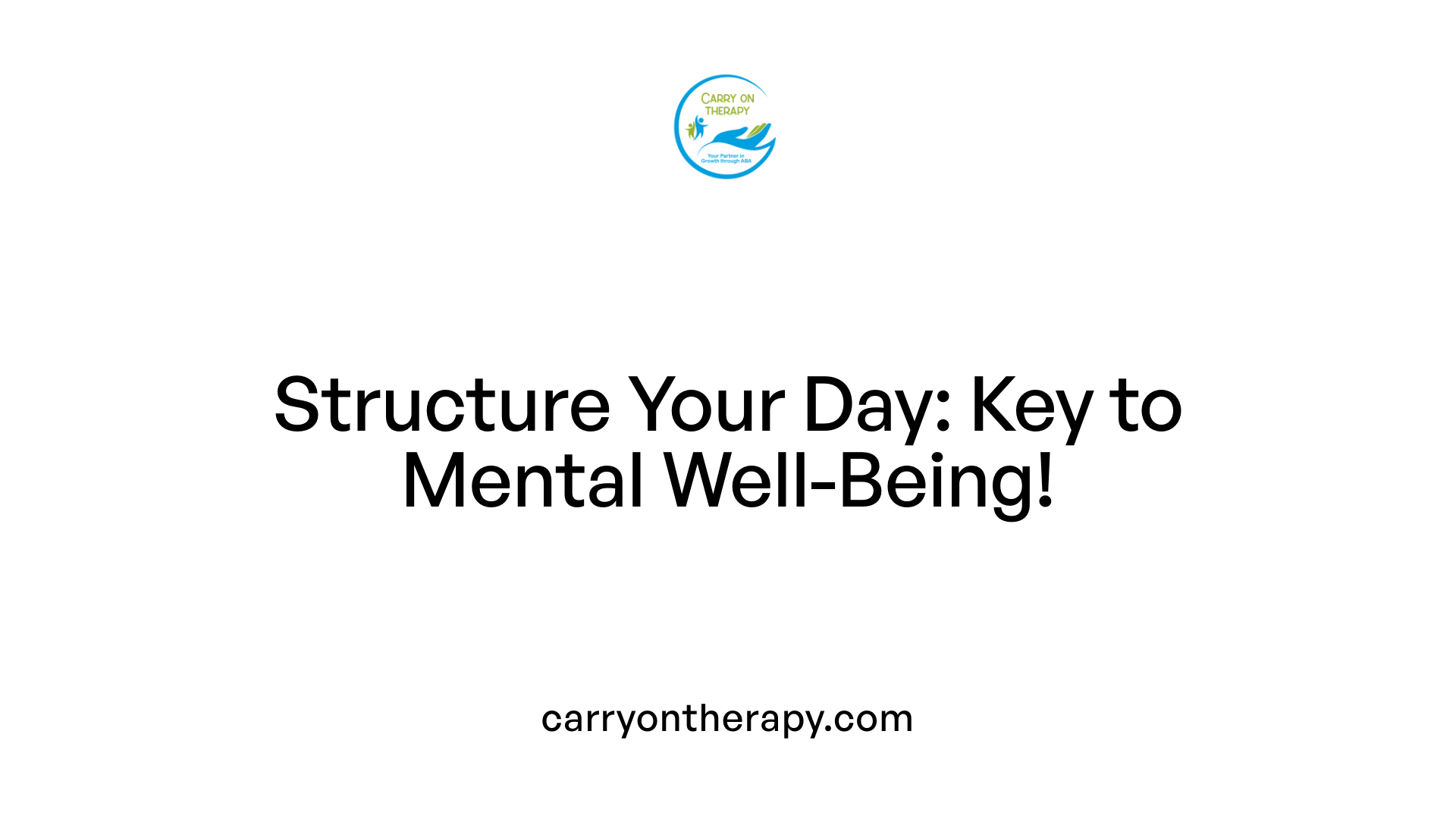 Structure Your Day: Key to Mental Well-Being!