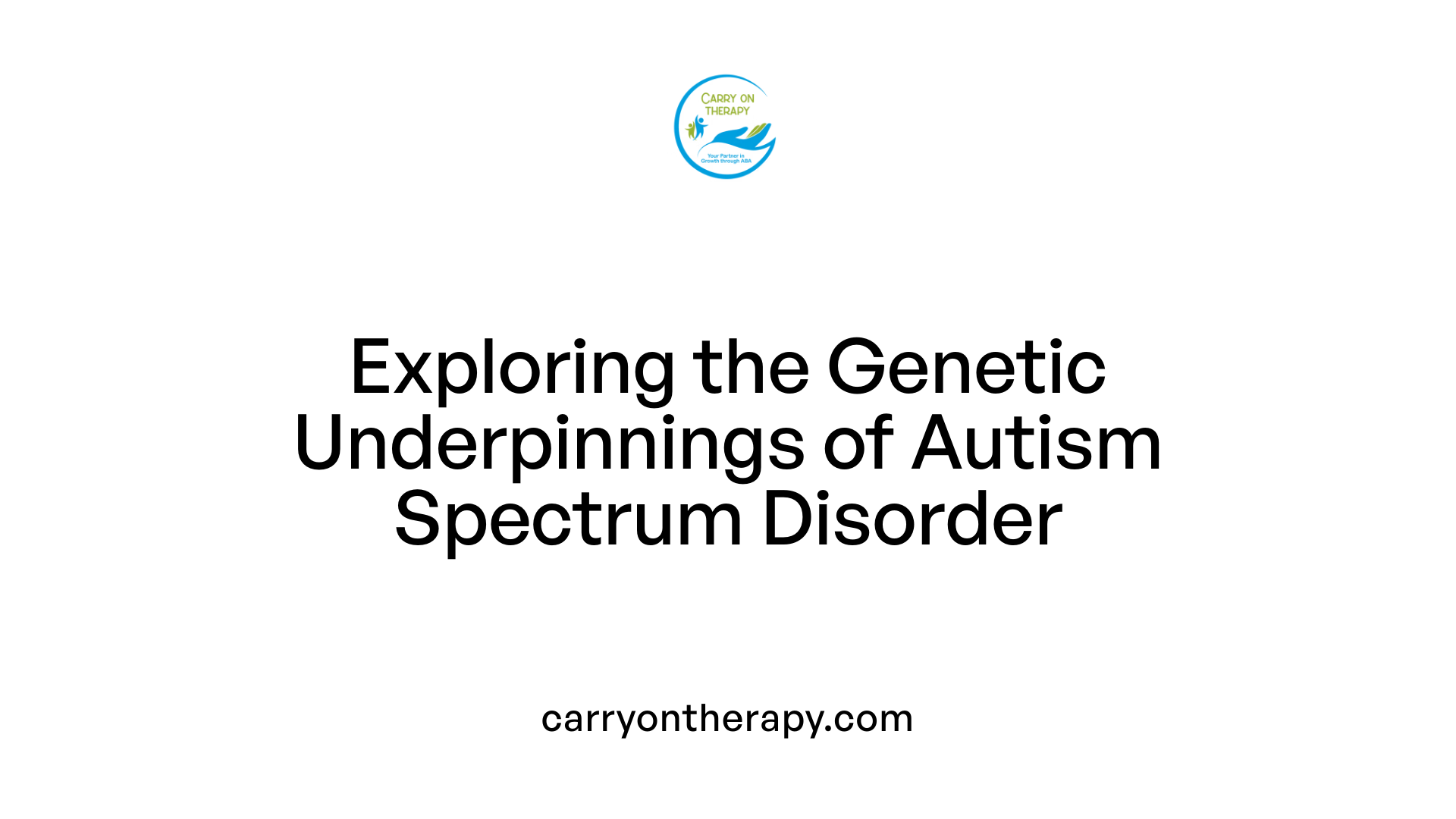 Exploring the Genetic Underpinnings of Autism Spectrum Disorder