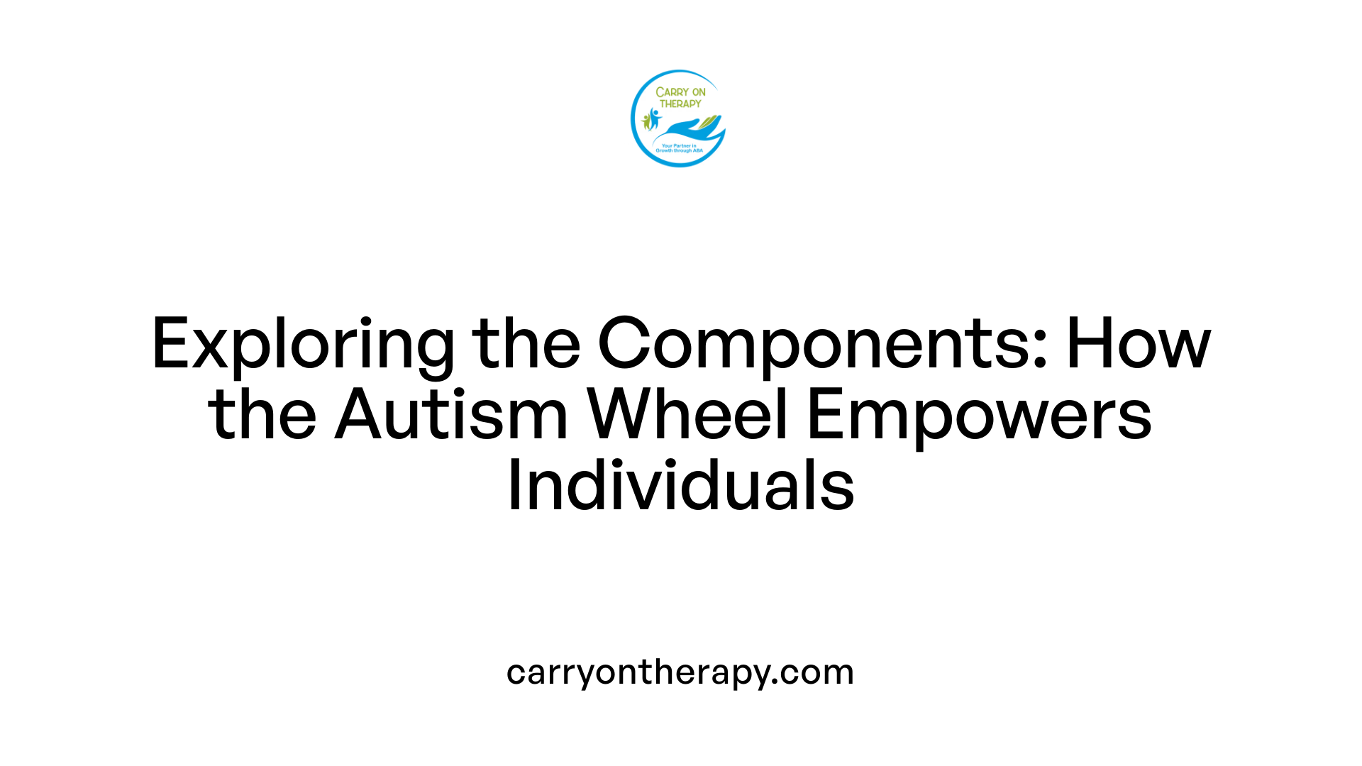 Exploring the Components: How the Autism Wheel Empowers Individuals