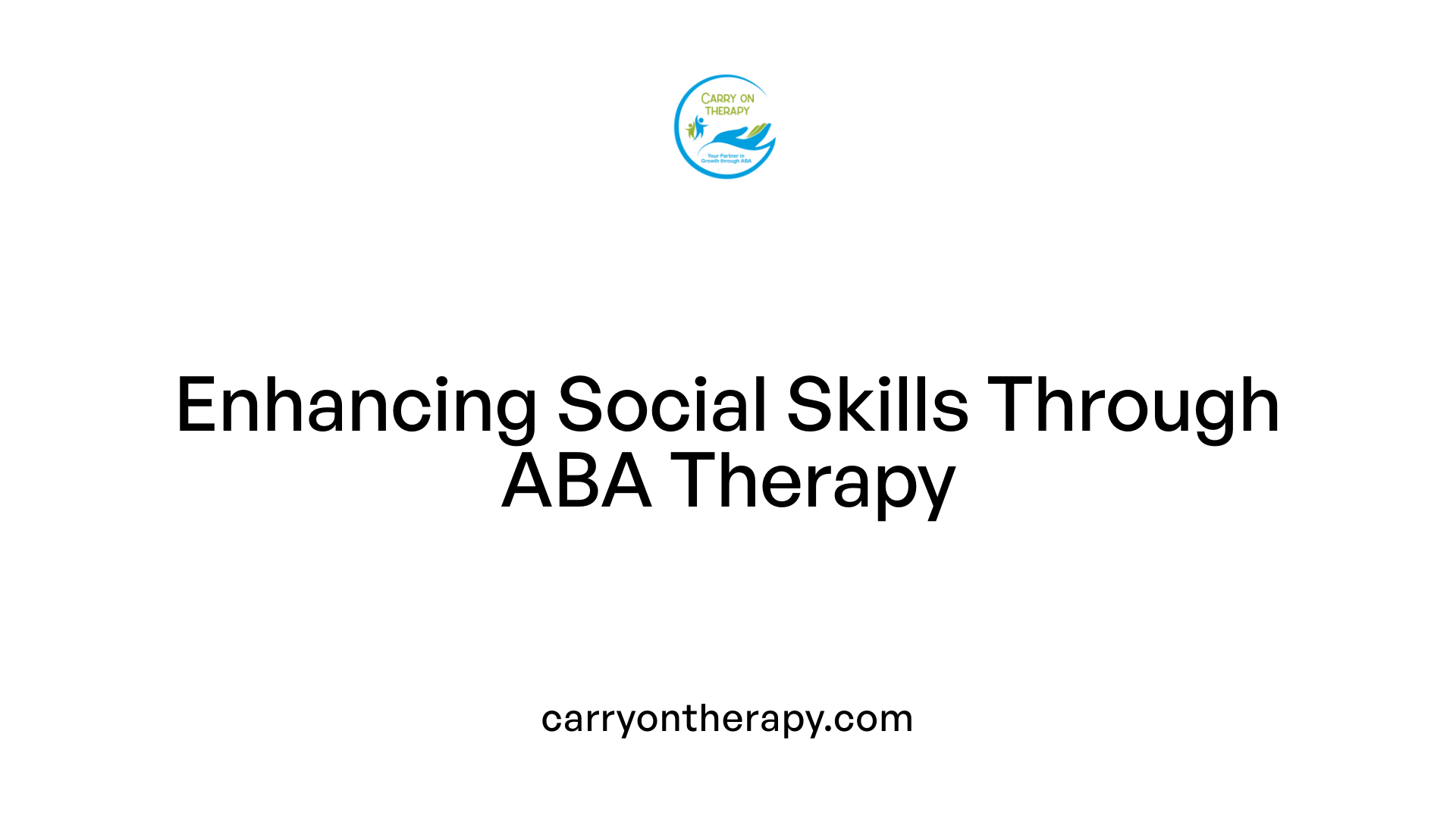 Enhancing Social Skills Through ABA Therapy