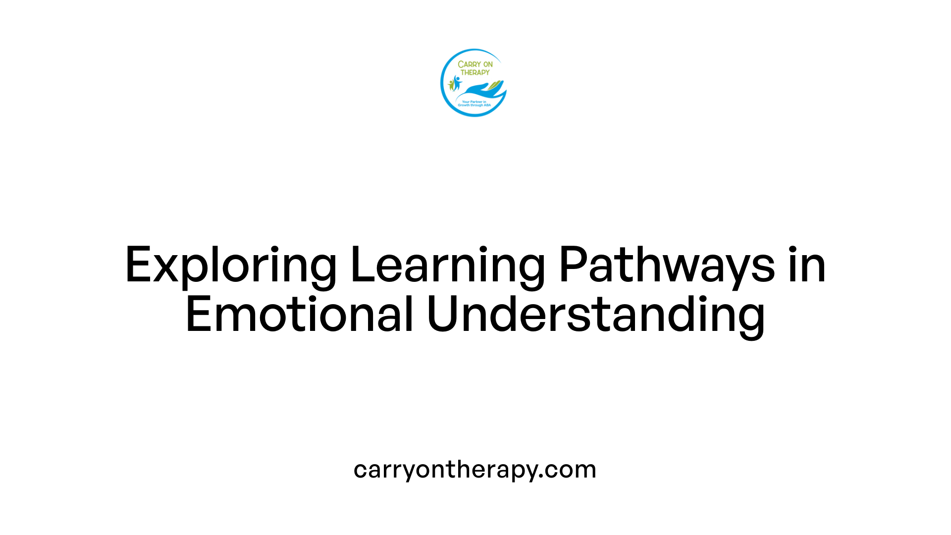 Exploring Learning Pathways in Emotional Understanding