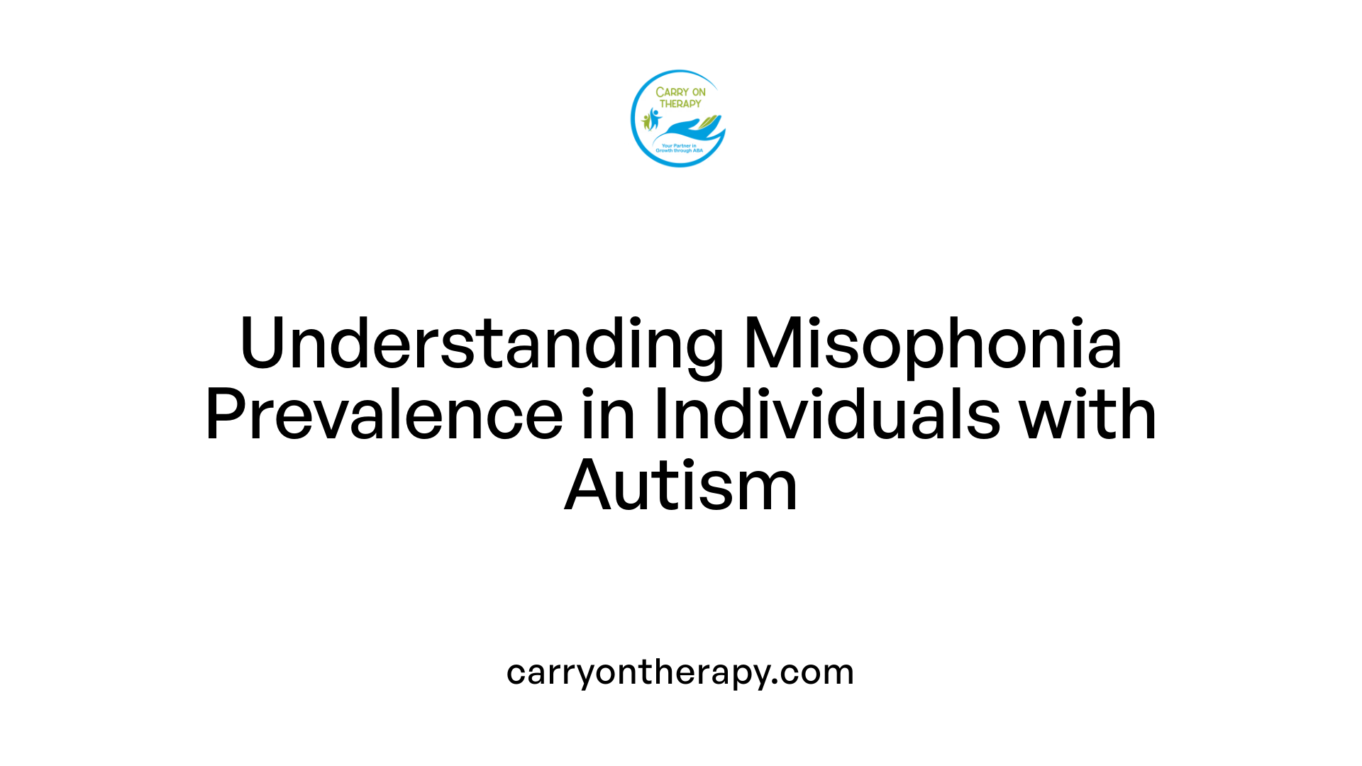 Understanding Misophonia Prevalence in Individuals with Autism