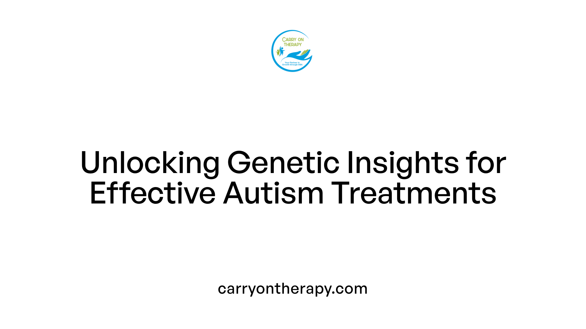 Unlocking Genetic Insights for Effective Autism Treatments