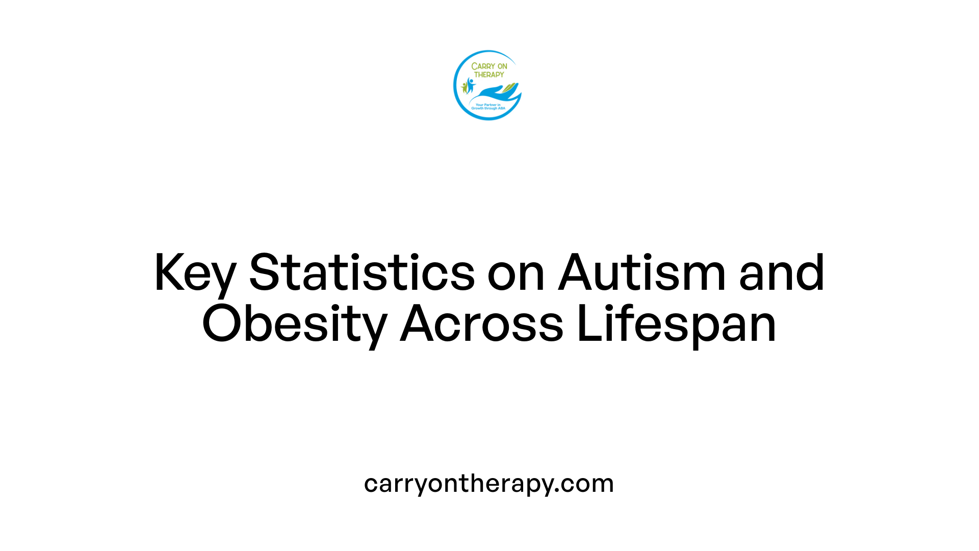 Key Statistics on Autism and Obesity Across Lifespan