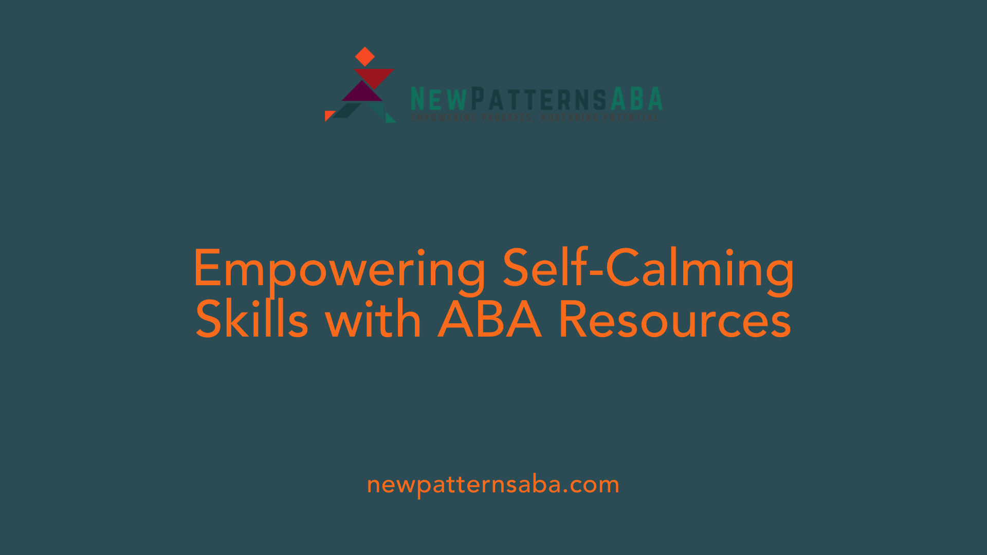 Empowering Self-Calming Skills with ABA Resources