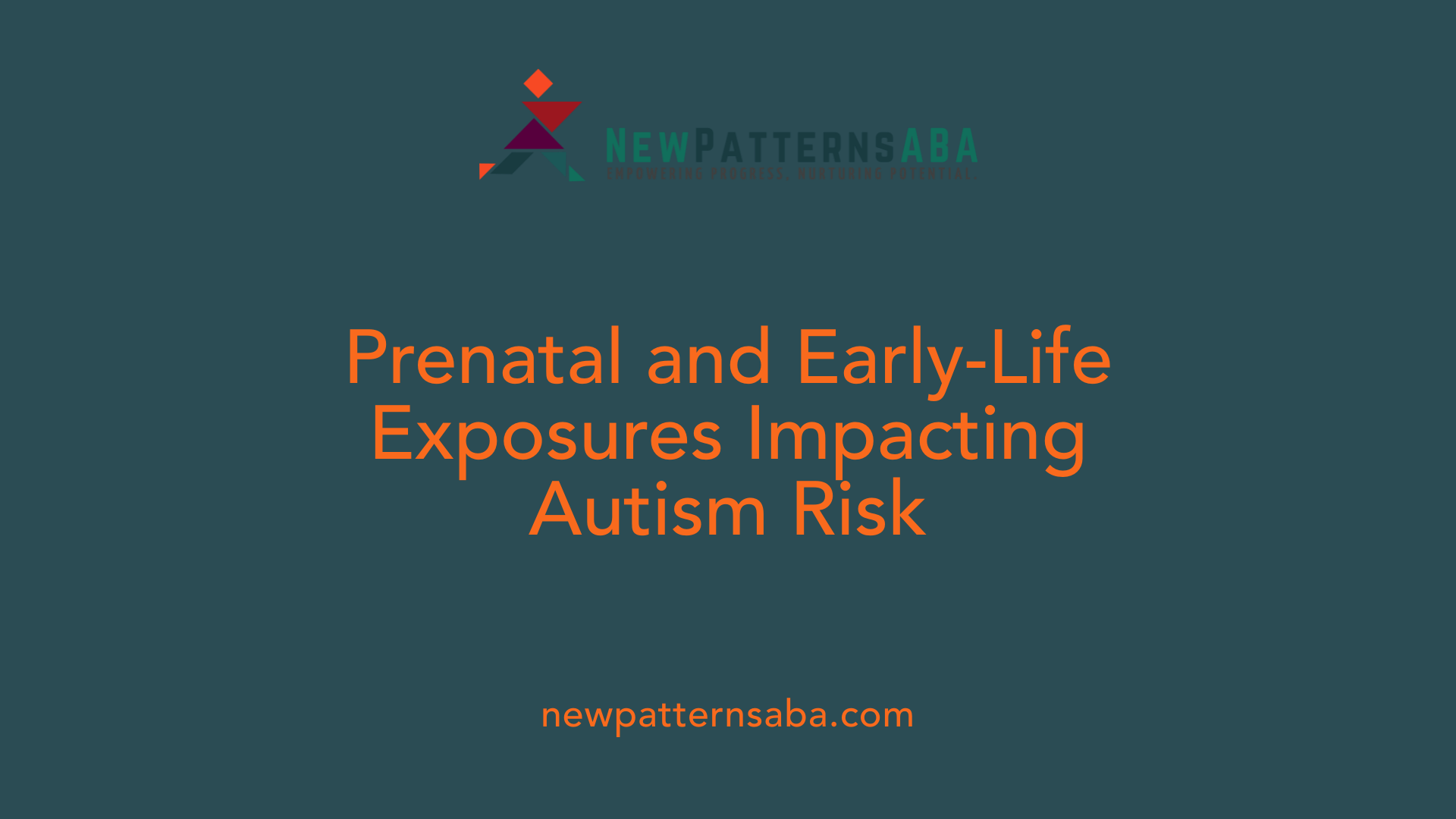 Prenatal and Early-Life Exposures Impacting Autism Risk