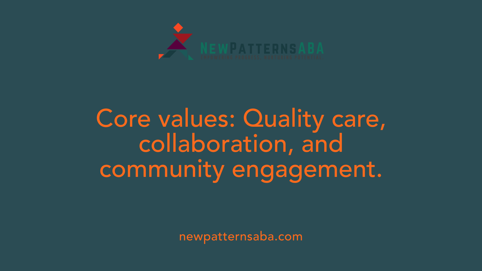 Core values: Quality care, collaboration, and community engagement.