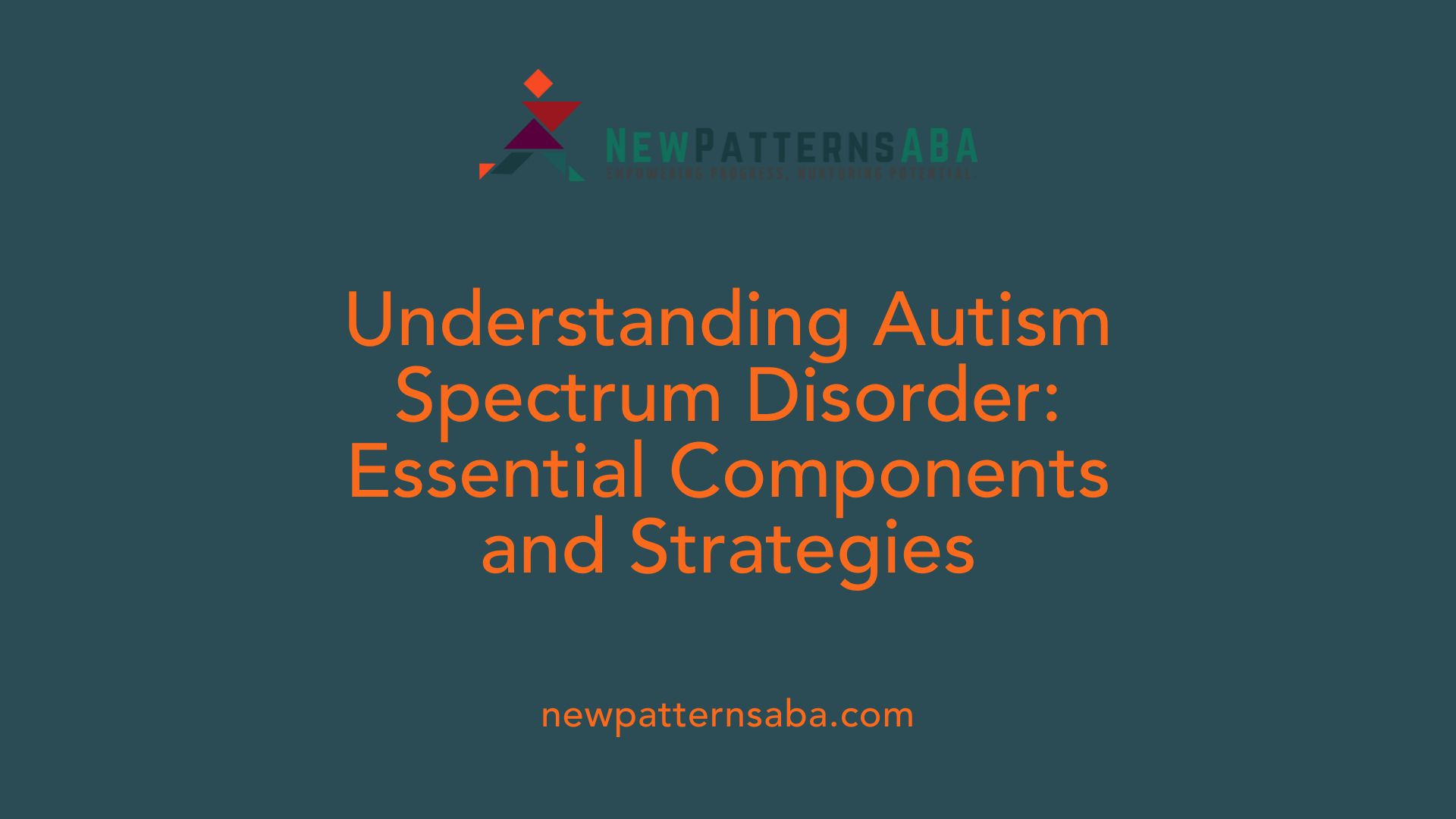 Understanding Autism Spectrum Disorder: Essential Components and Strategies