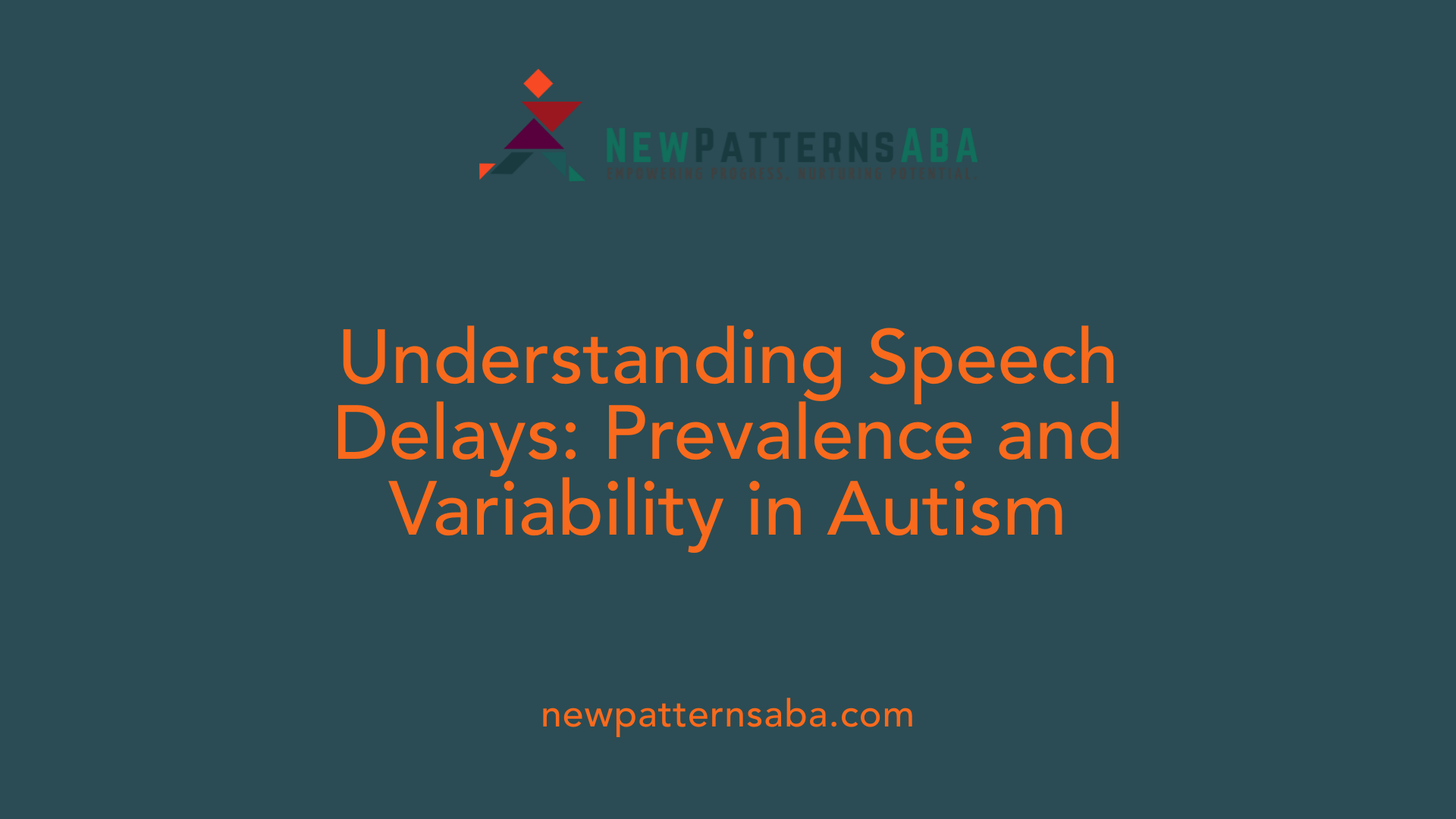 Understanding Speech Delays: Prevalence and Variability in Autism