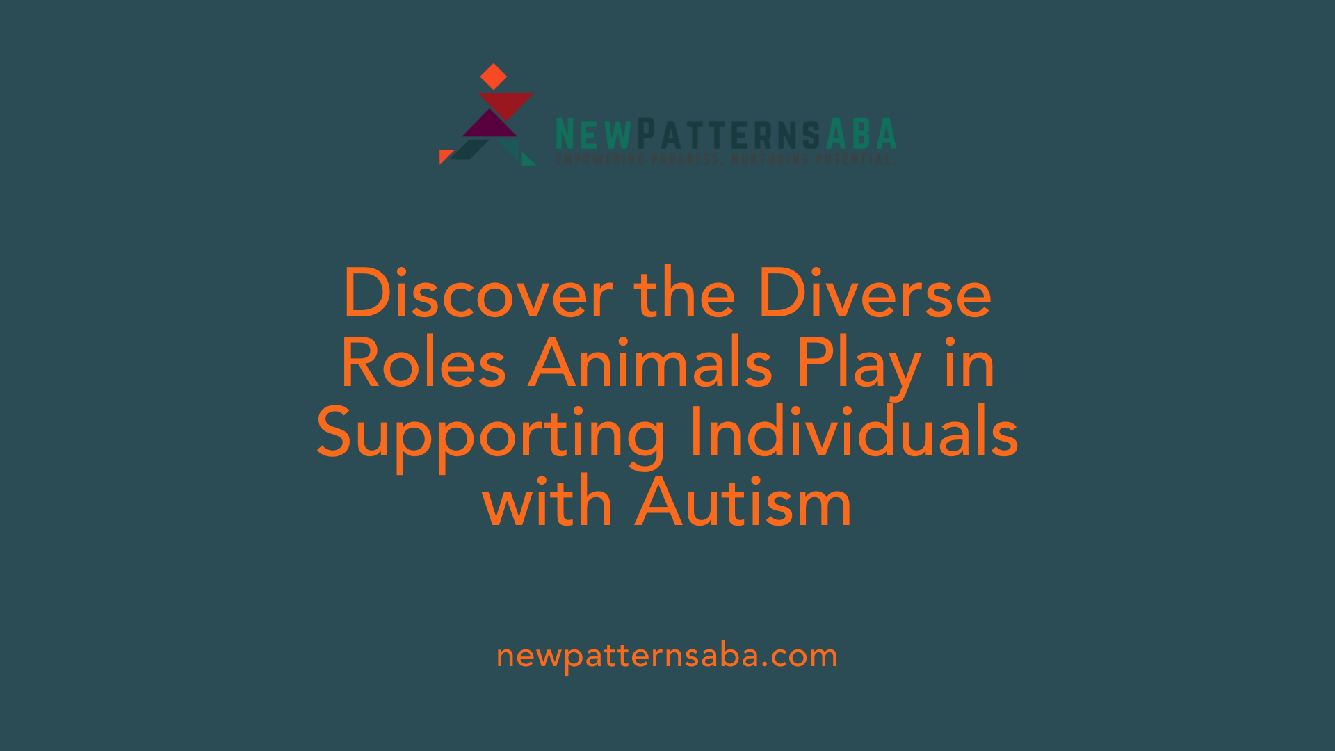 Discover the Diverse Roles Animals Play in Supporting Individuals with Autism