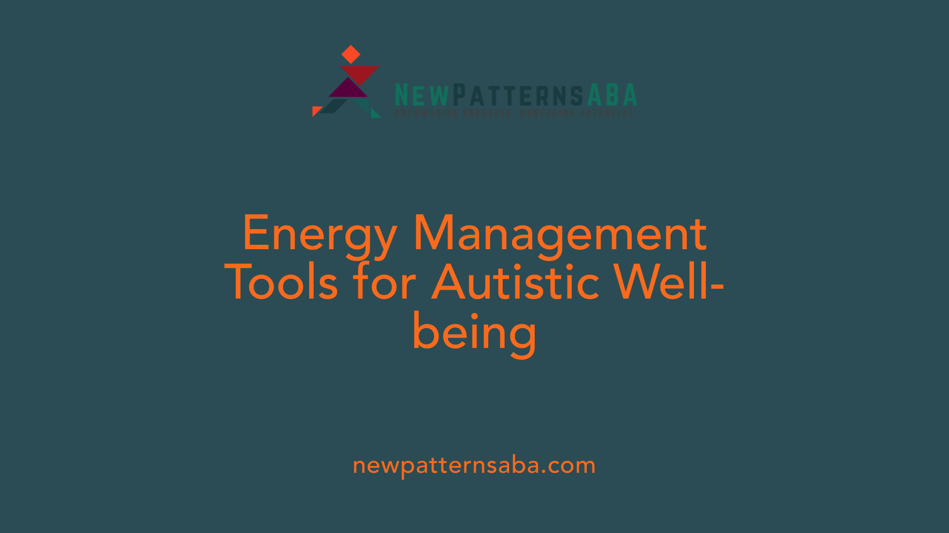 Energy Management Tools for Autistic Well-being