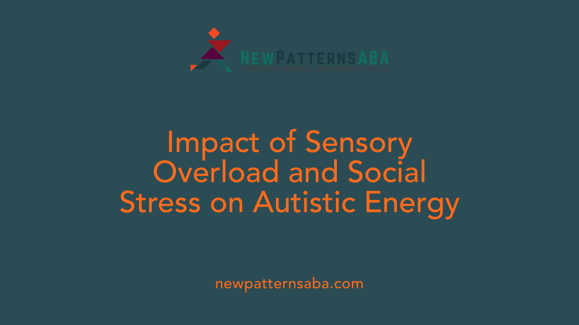 Impact of Sensory Overload and Social Stress on Autistic Energy