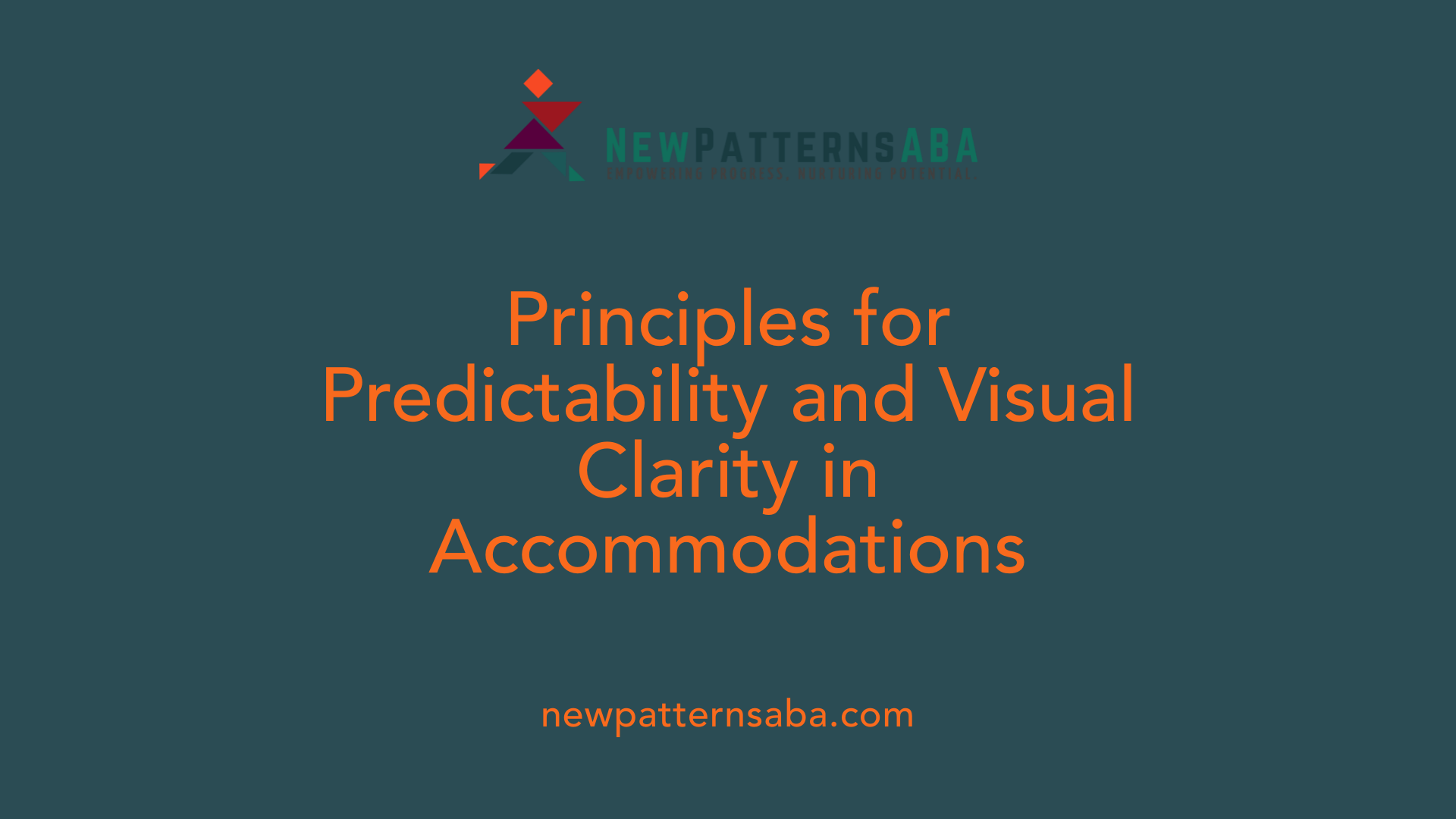 Principles for Predictability and Visual Clarity in Accommodations