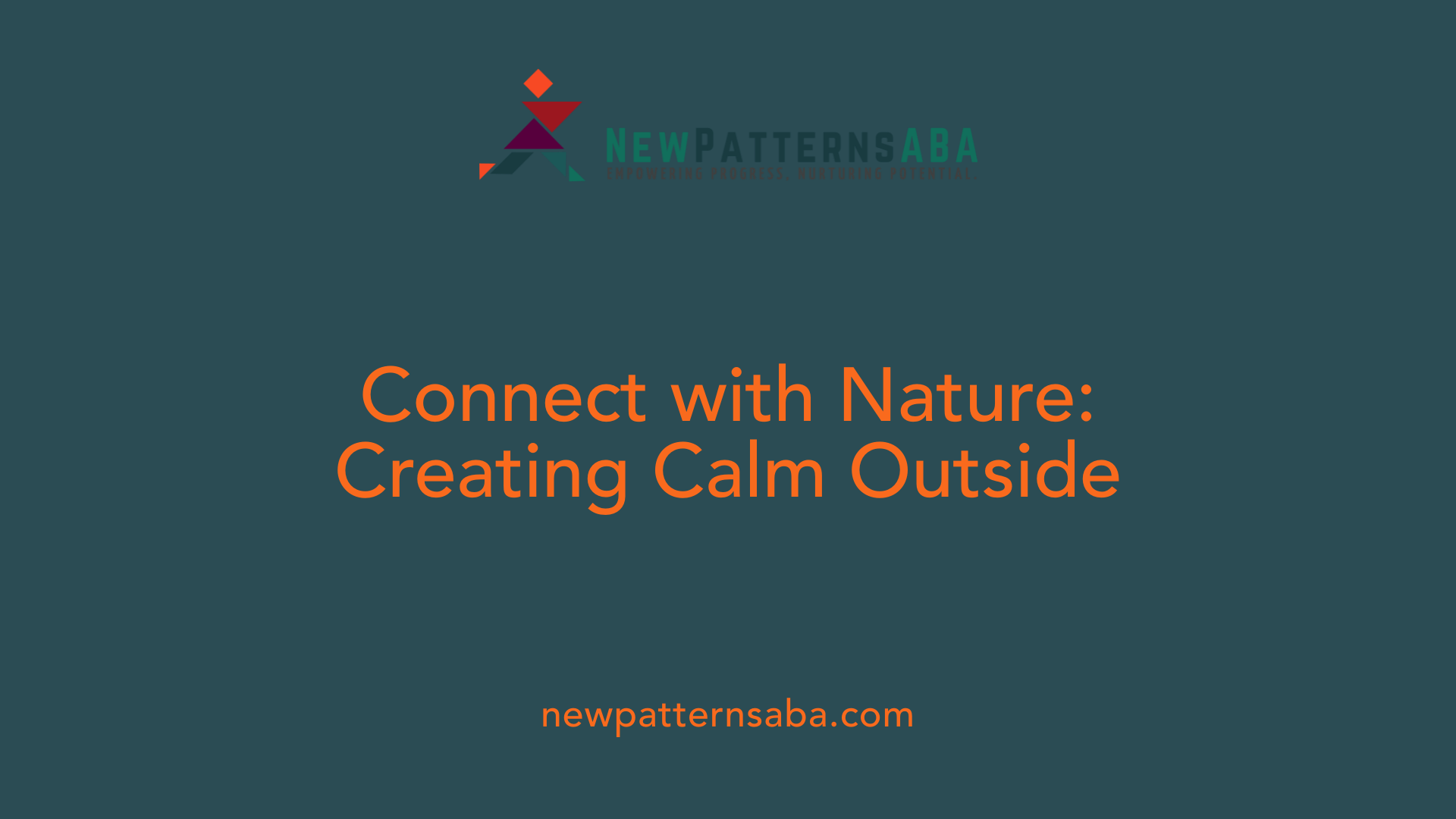 Connect with Nature: Creating Calm Outside