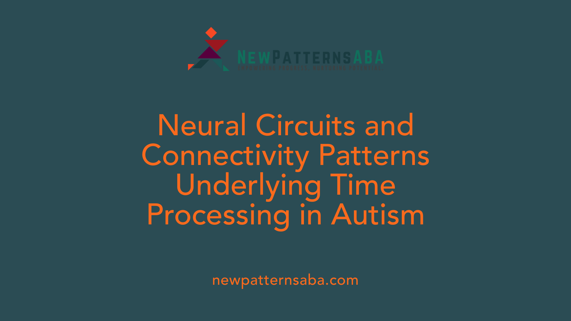 Neural Circuits and Connectivity Patterns Underlying Time Processing in Autism