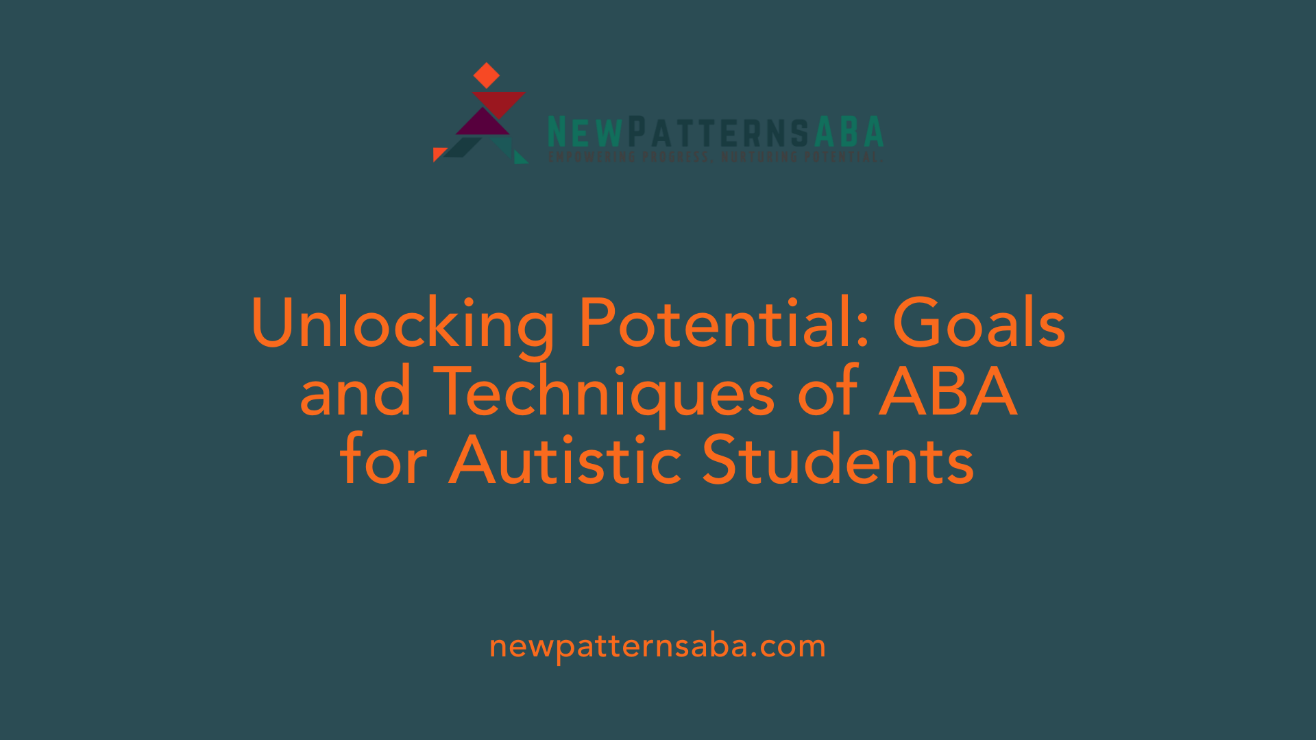 Unlocking Potential: Goals and Techniques of ABA for Autistic Students