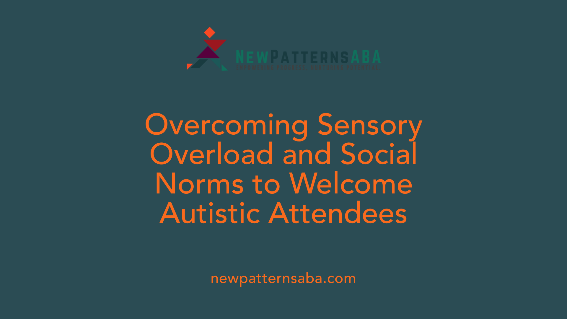 Overcoming Sensory Overload and Social Norms to Welcome Autistic Attendees
