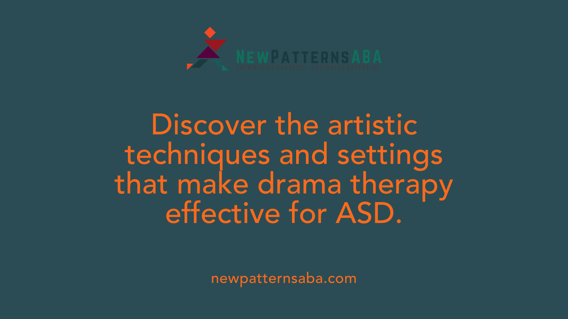 Discover the artistic techniques and settings that make drama therapy effective for ASD.