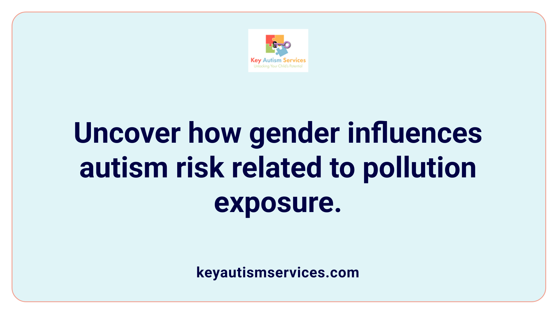 Uncover how gender influences autism risk related to pollution exposure.