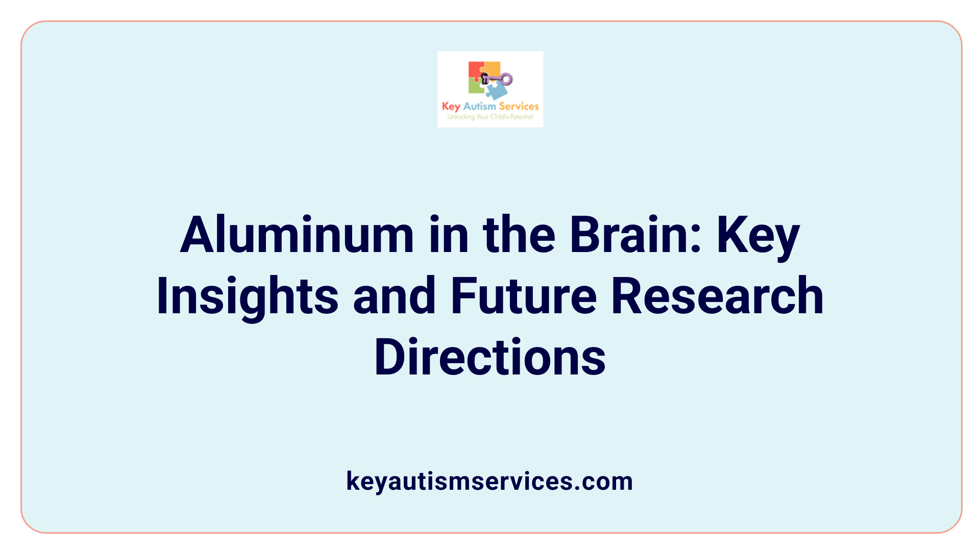 Aluminum in the Brain: Key Insights and Future Research Directions