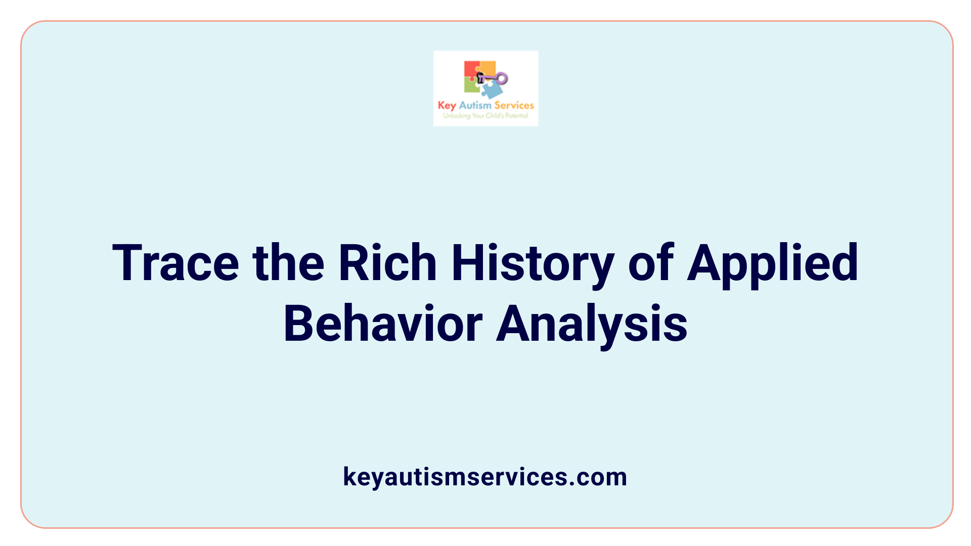 Trace the Rich History of Applied Behavior Analysis