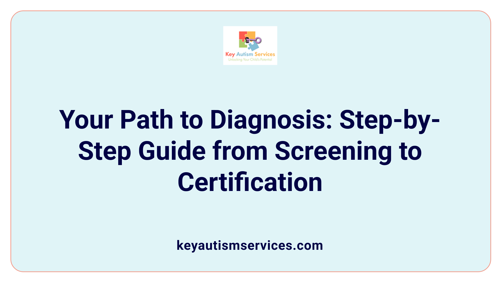 Your Path to Diagnosis: Step-by-Step Guide from Screening to Certification