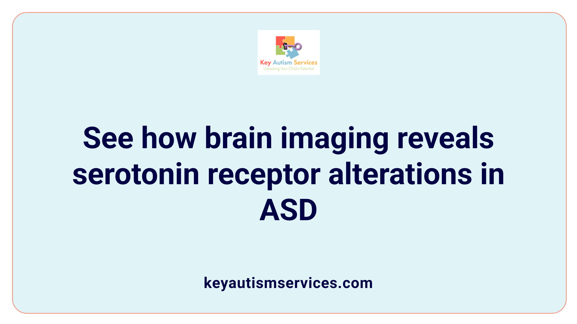 See how brain imaging reveals serotonin receptor alterations in ASD