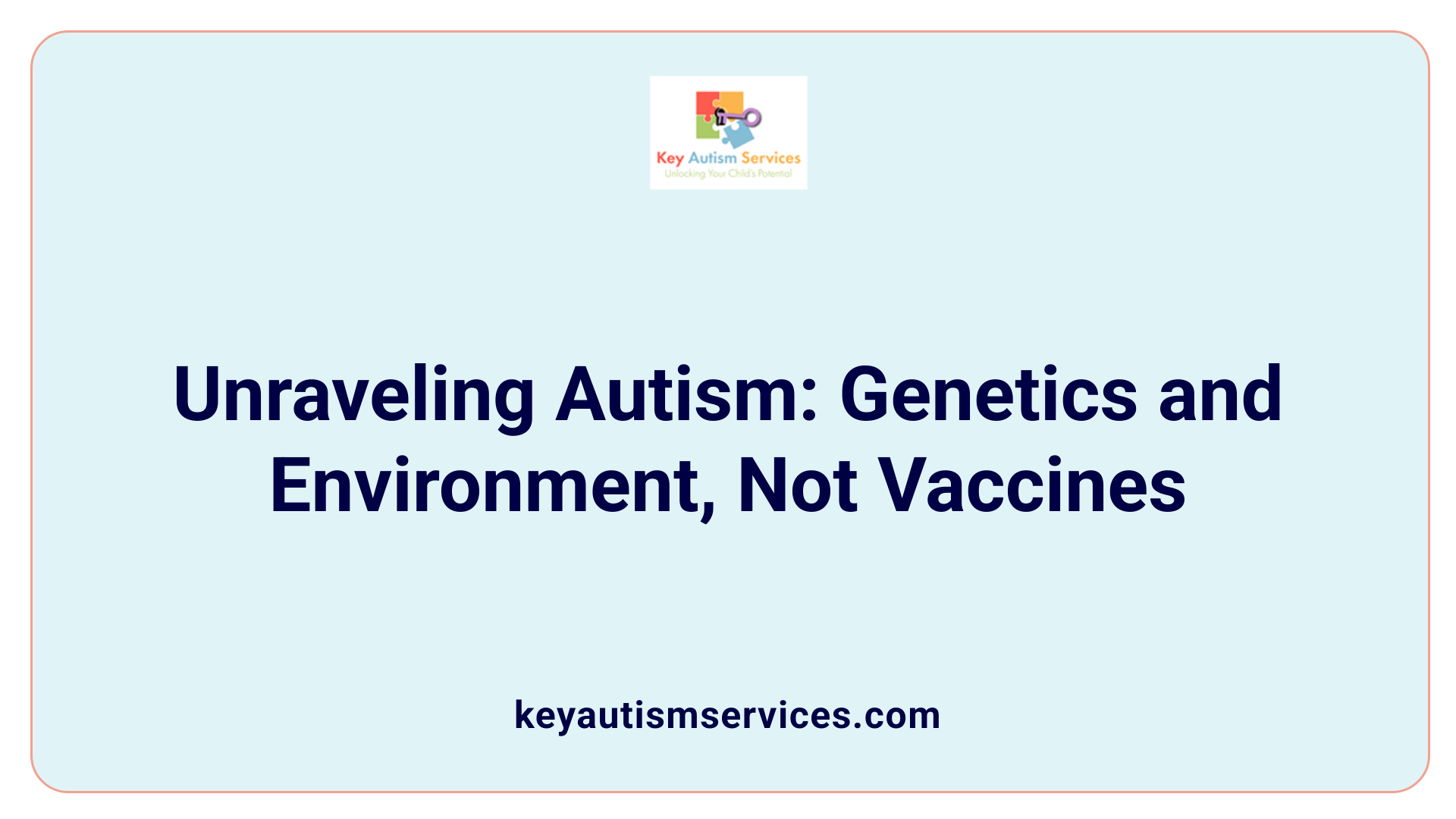 Unraveling Autism: Genetics and Environment, Not Vaccines