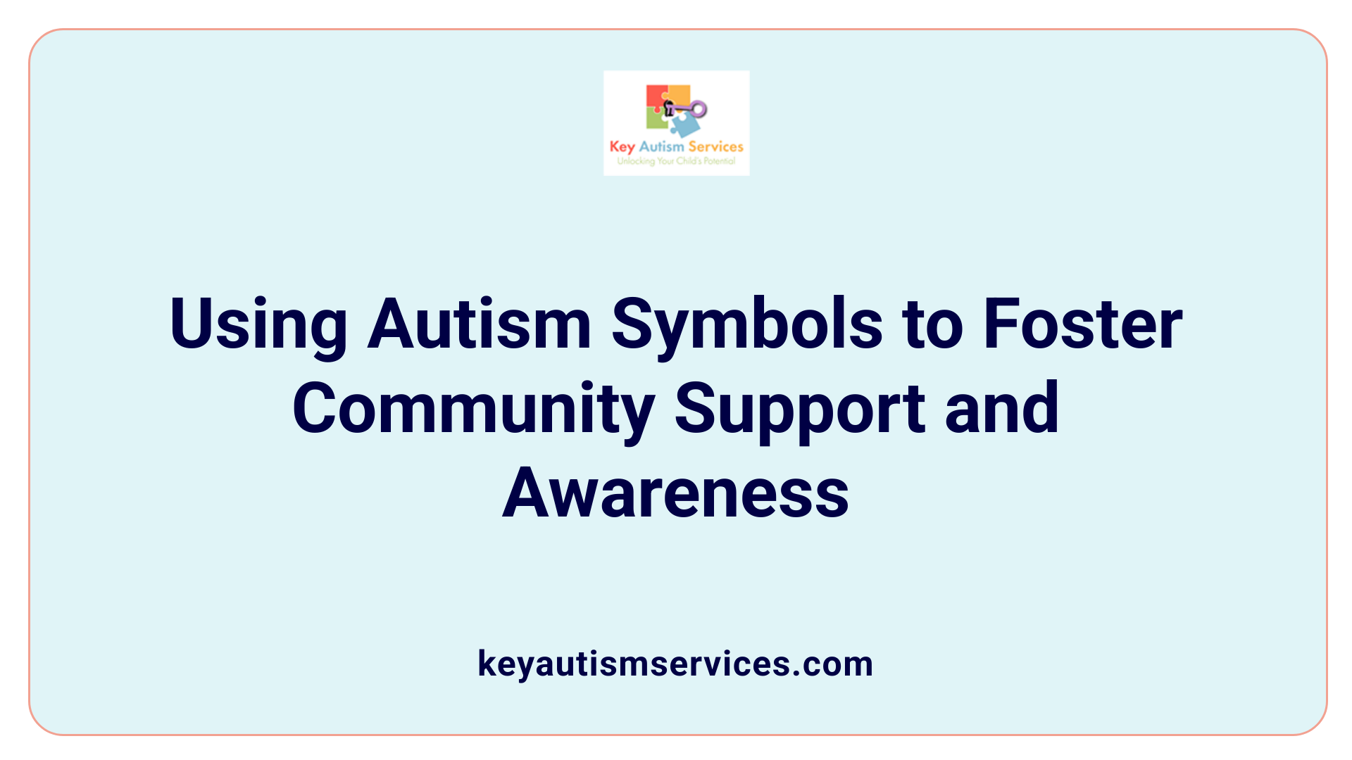 Using Autism Symbols to Foster Community Support and Awareness