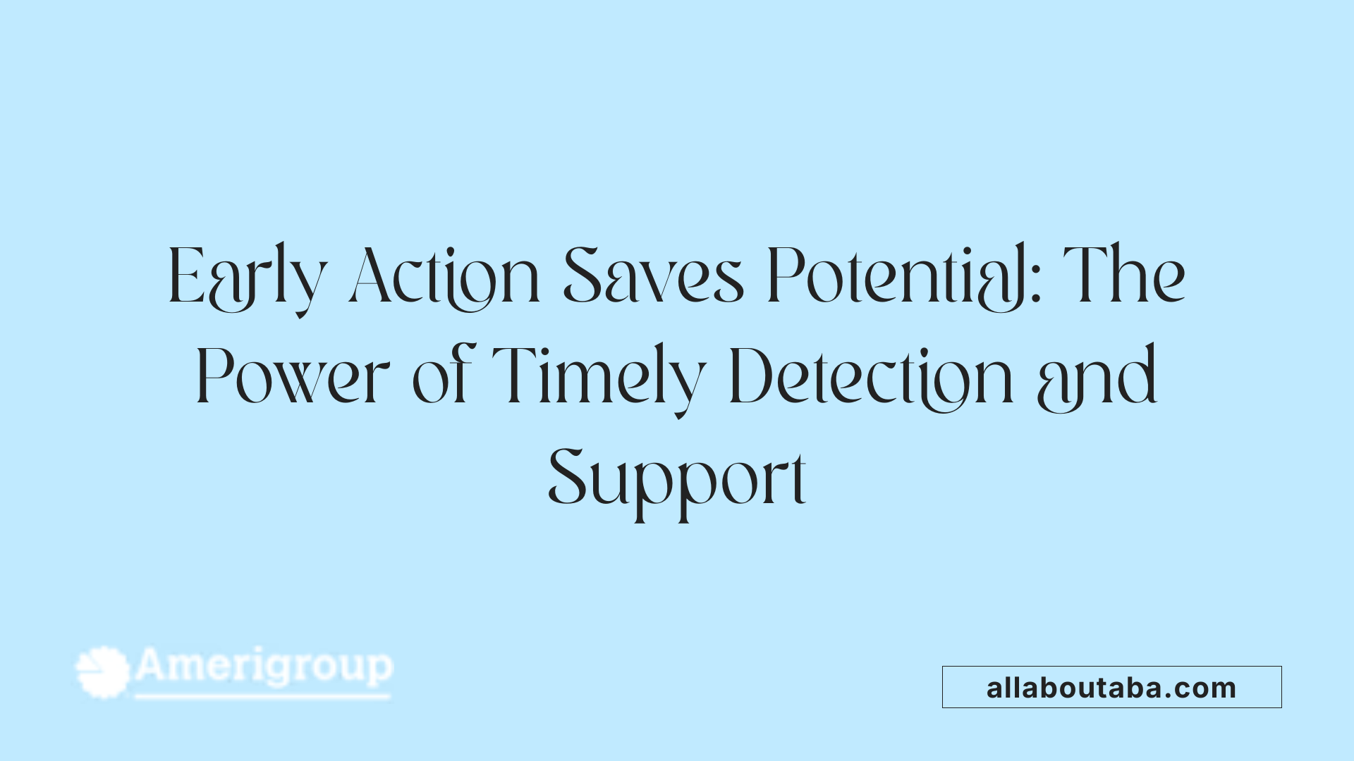 Early Action Saves Potential: The Power of Timely Detection and Support