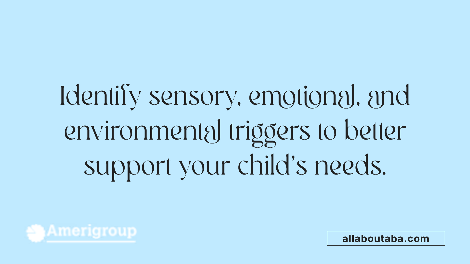 Identify sensory, emotional, and environmental triggers to better support your child's needs.
