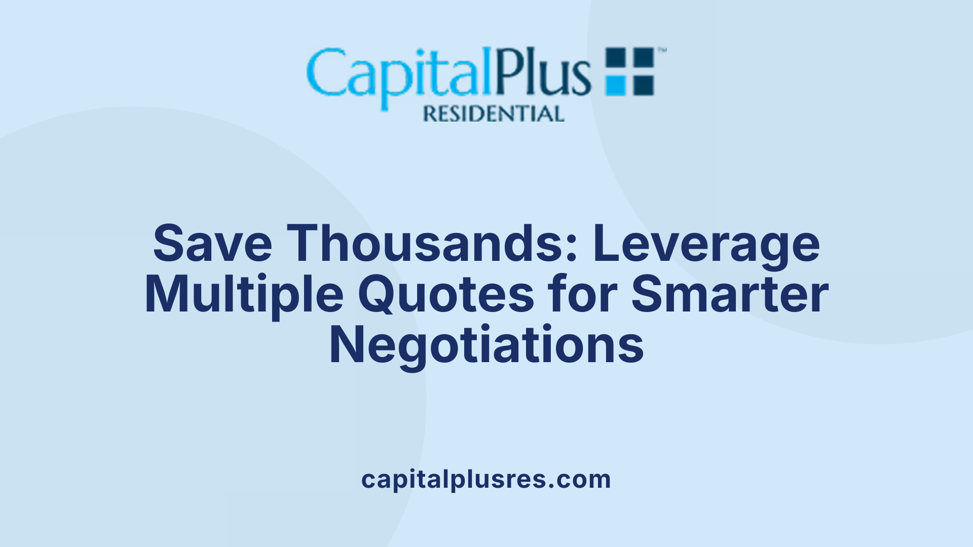 Save Thousands: Leverage Multiple Quotes for Smarter Negotiations