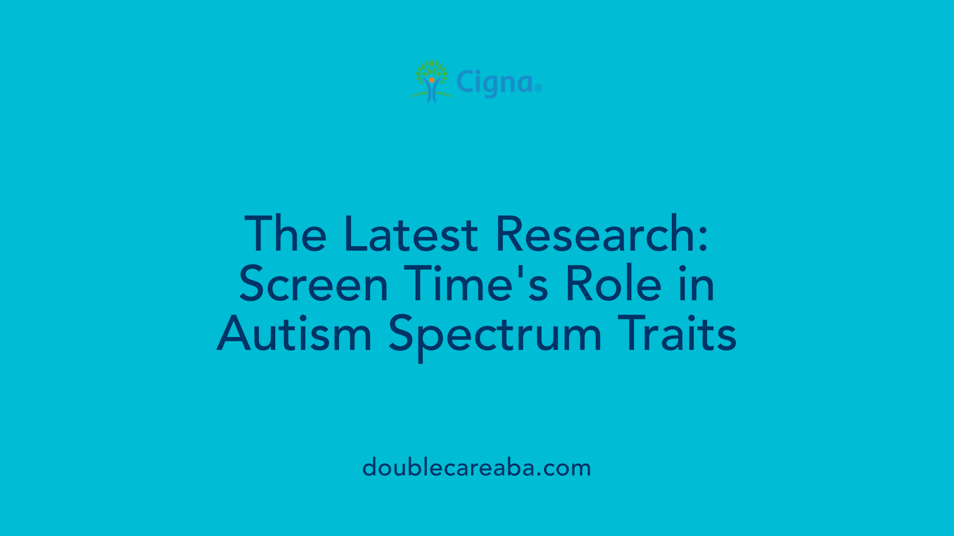 The Latest Research: Screen Time's Role in Autism Spectrum Traits