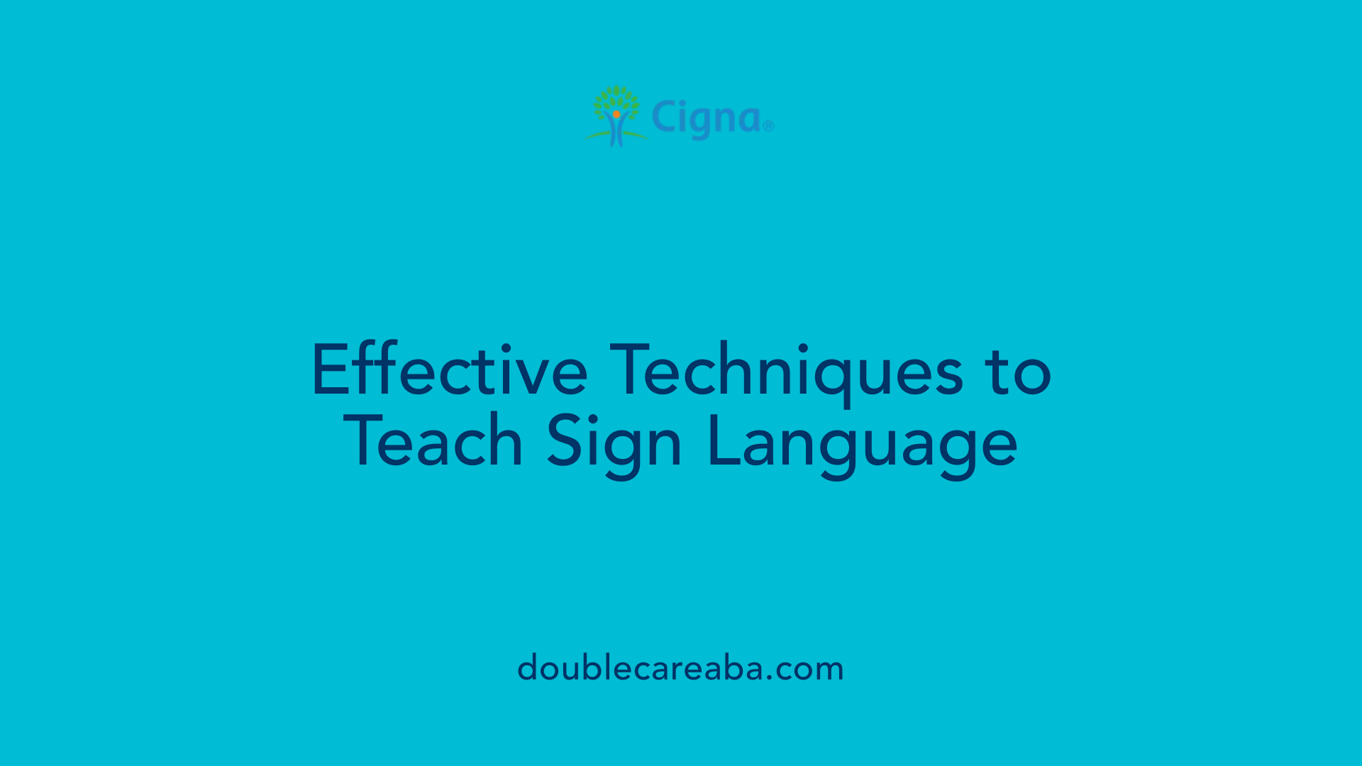 Effective Techniques to Teach Sign Language