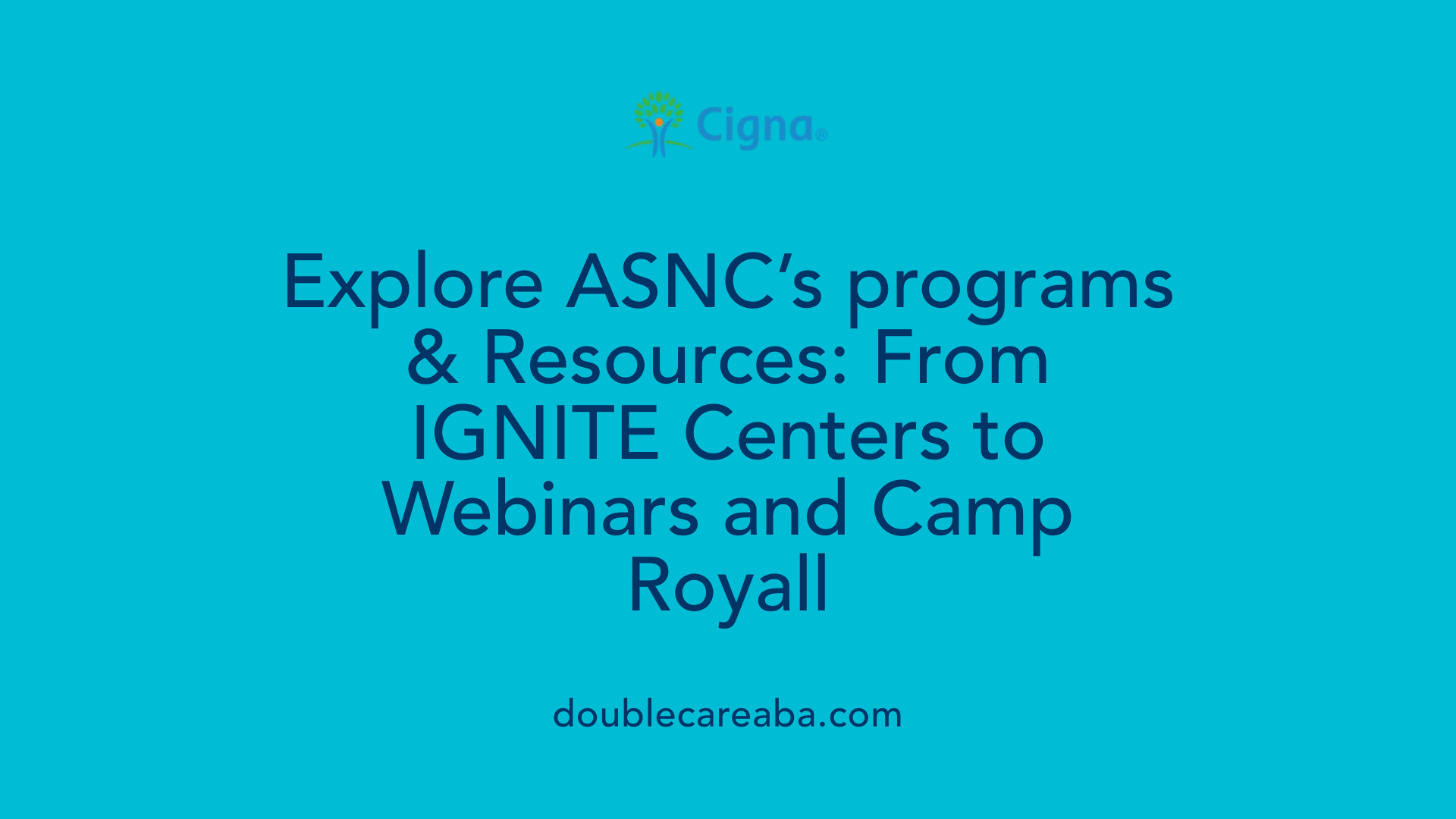 Explore ASNC’s programs &amp; Resources: From IGNITE Centers to Webinars and Camp Royall