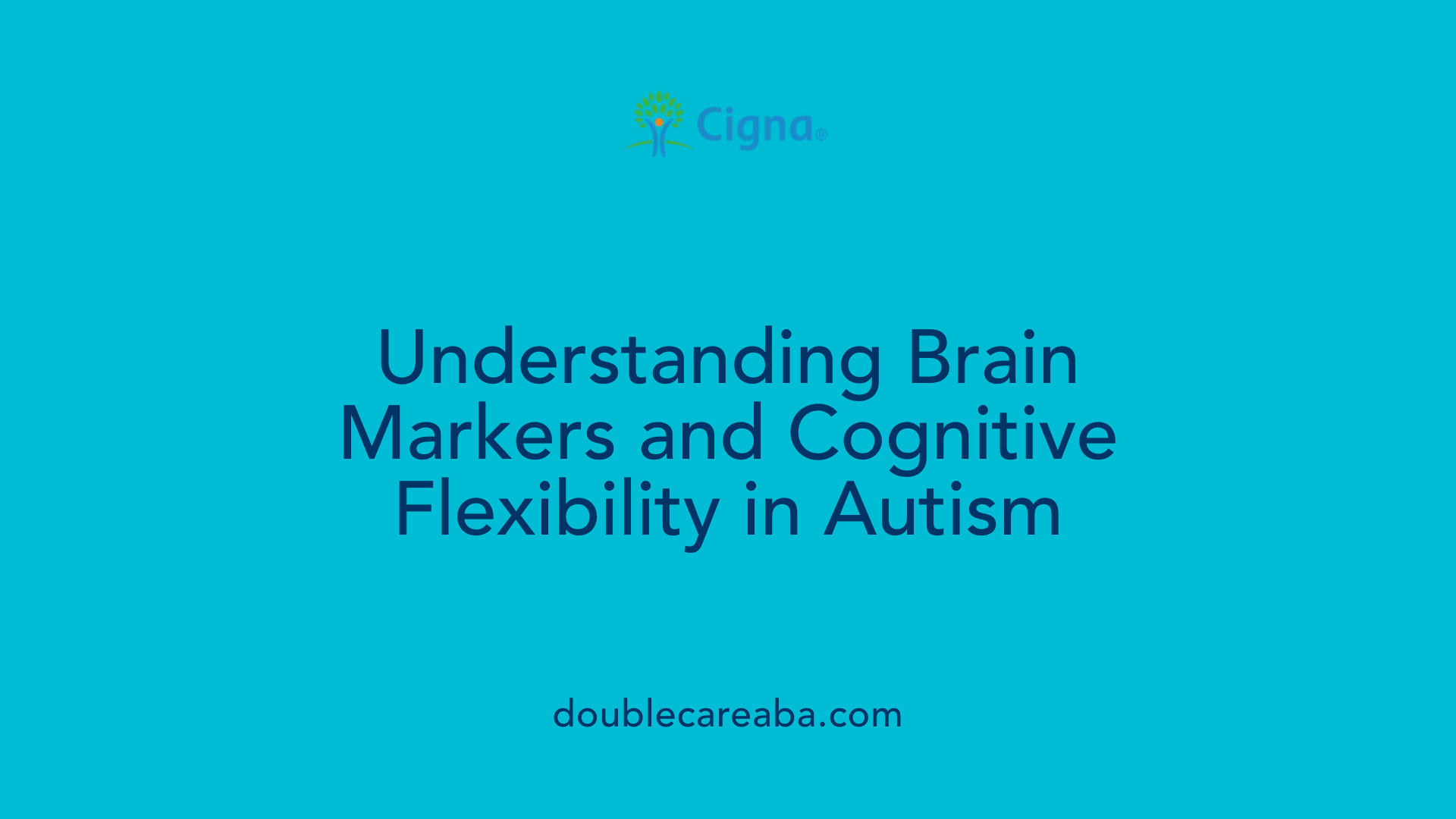 Understanding Brain Markers and Cognitive Flexibility in Autism