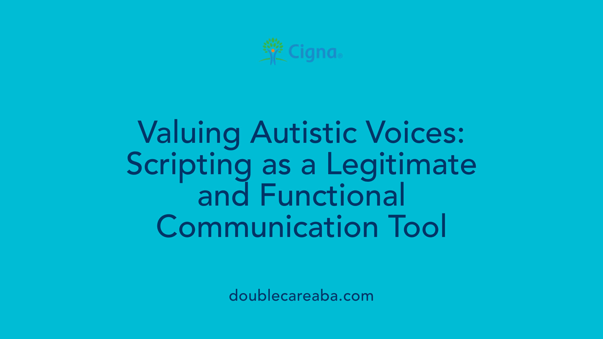 Valuing Autistic Voices: Scripting as a Legitimate and Functional Communication Tool