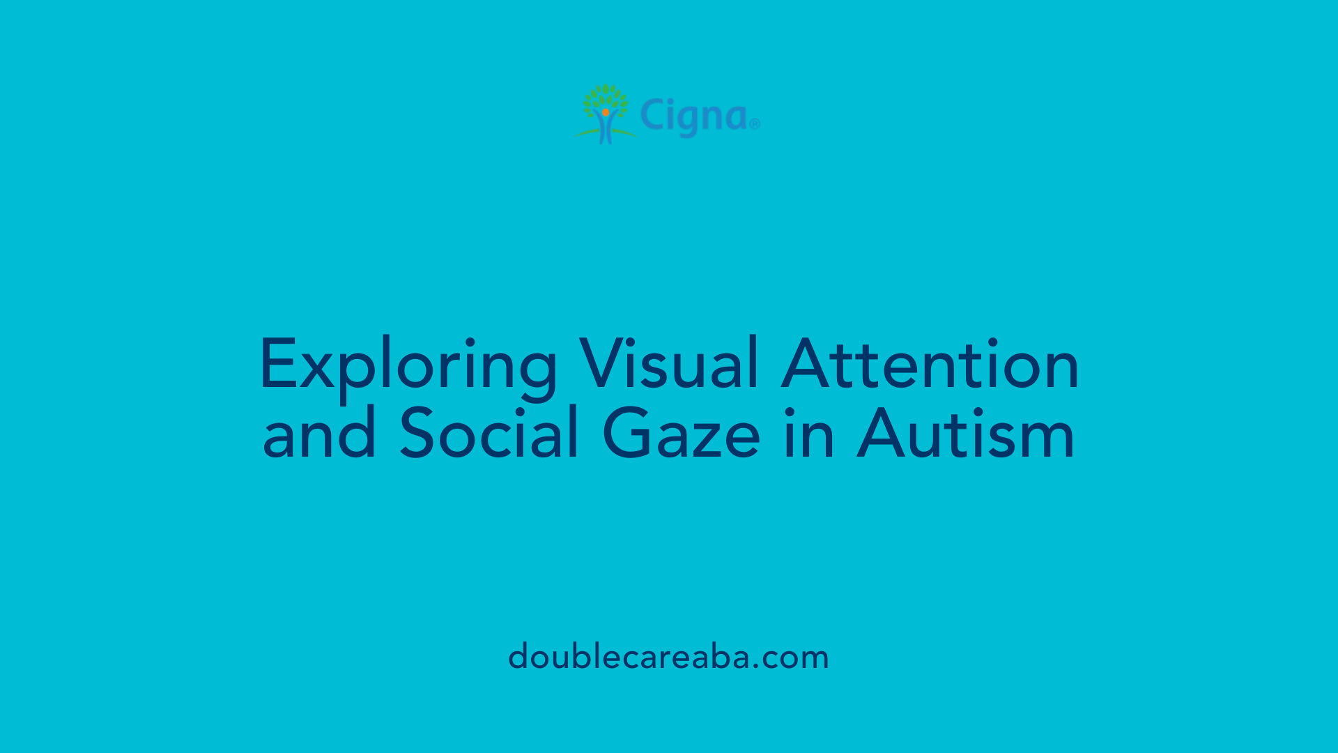 Exploring Visual Attention and Social Gaze in Autism