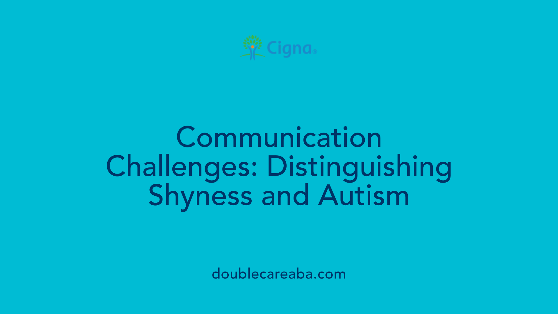 Communication Challenges: Distinguishing Shyness and Autism