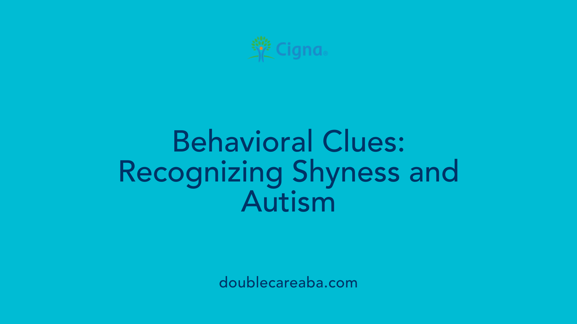 Behavioral Clues: Recognizing Shyness and Autism