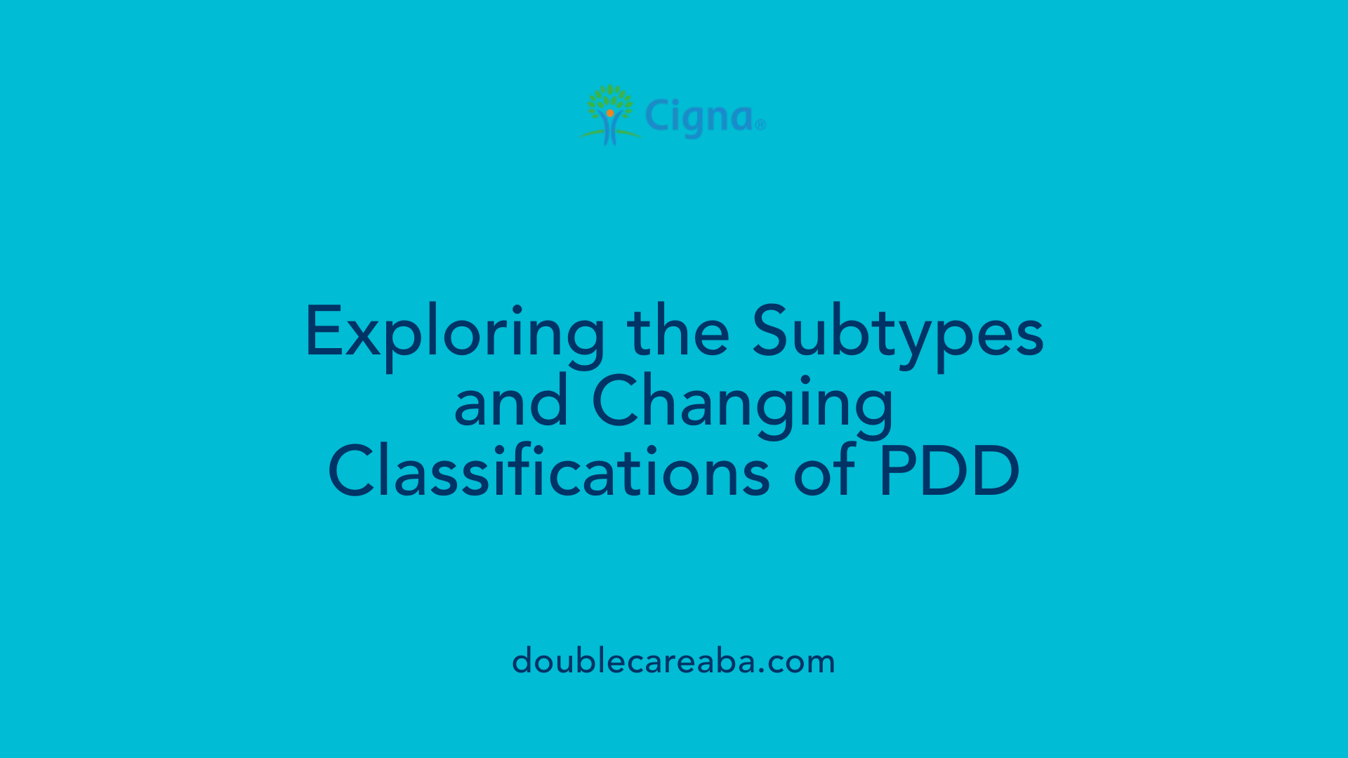 Exploring the Subtypes and Changing Classifications of PDD